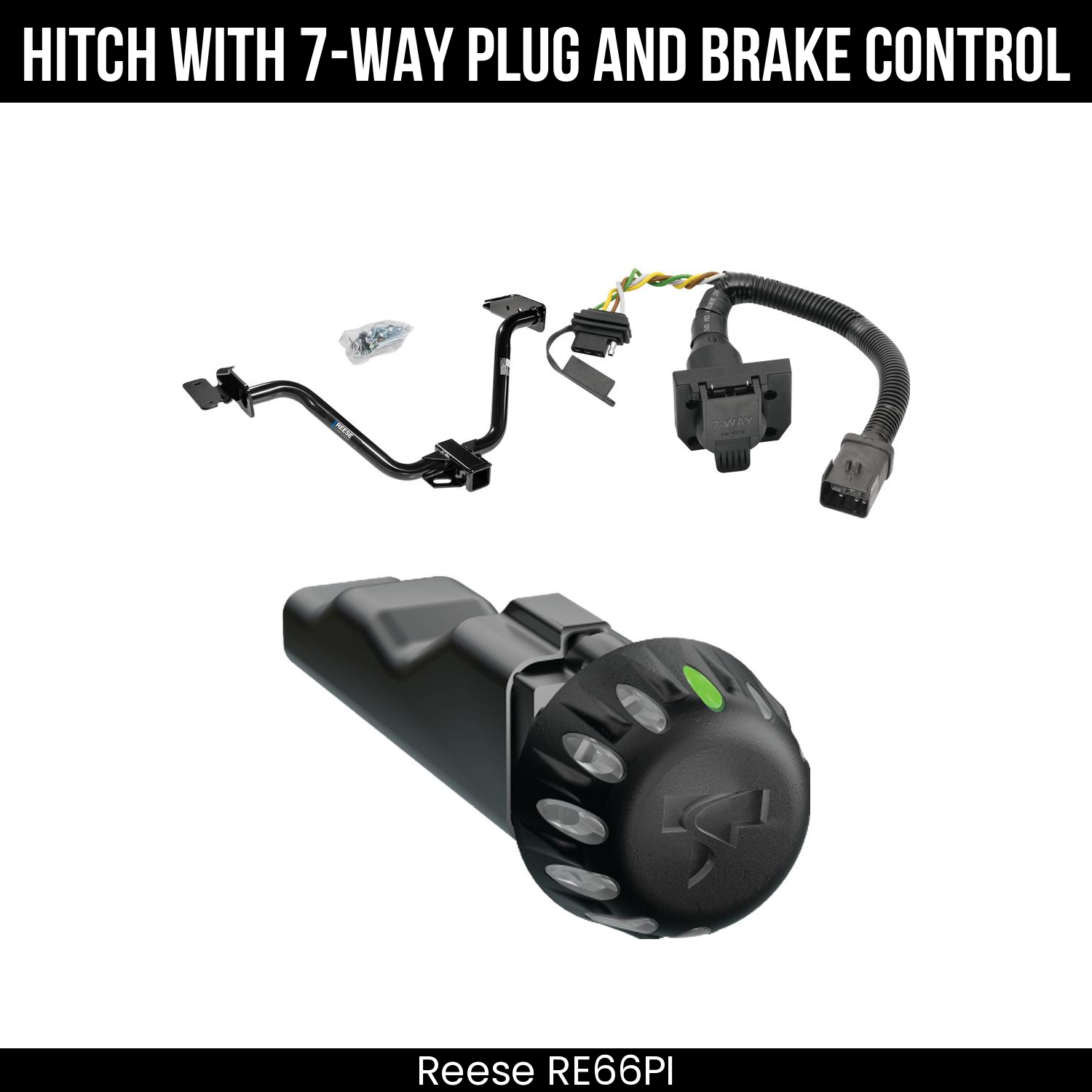 Trailer Hitch , 7-Way , Tekonsha Voyager iD Smart Brake Control