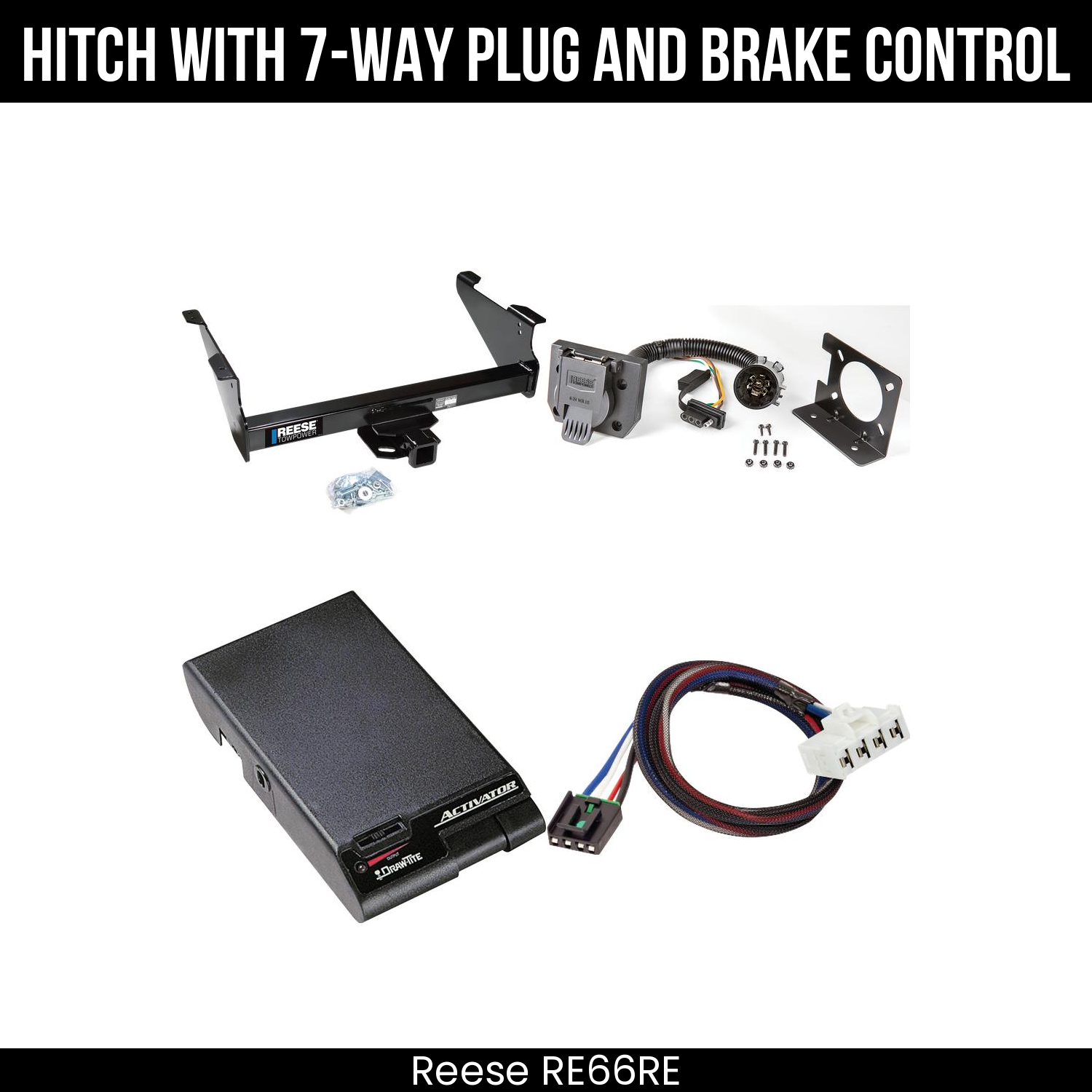 Trailer Hitch , 7-Way , Draw-Tite Activator Brake Control