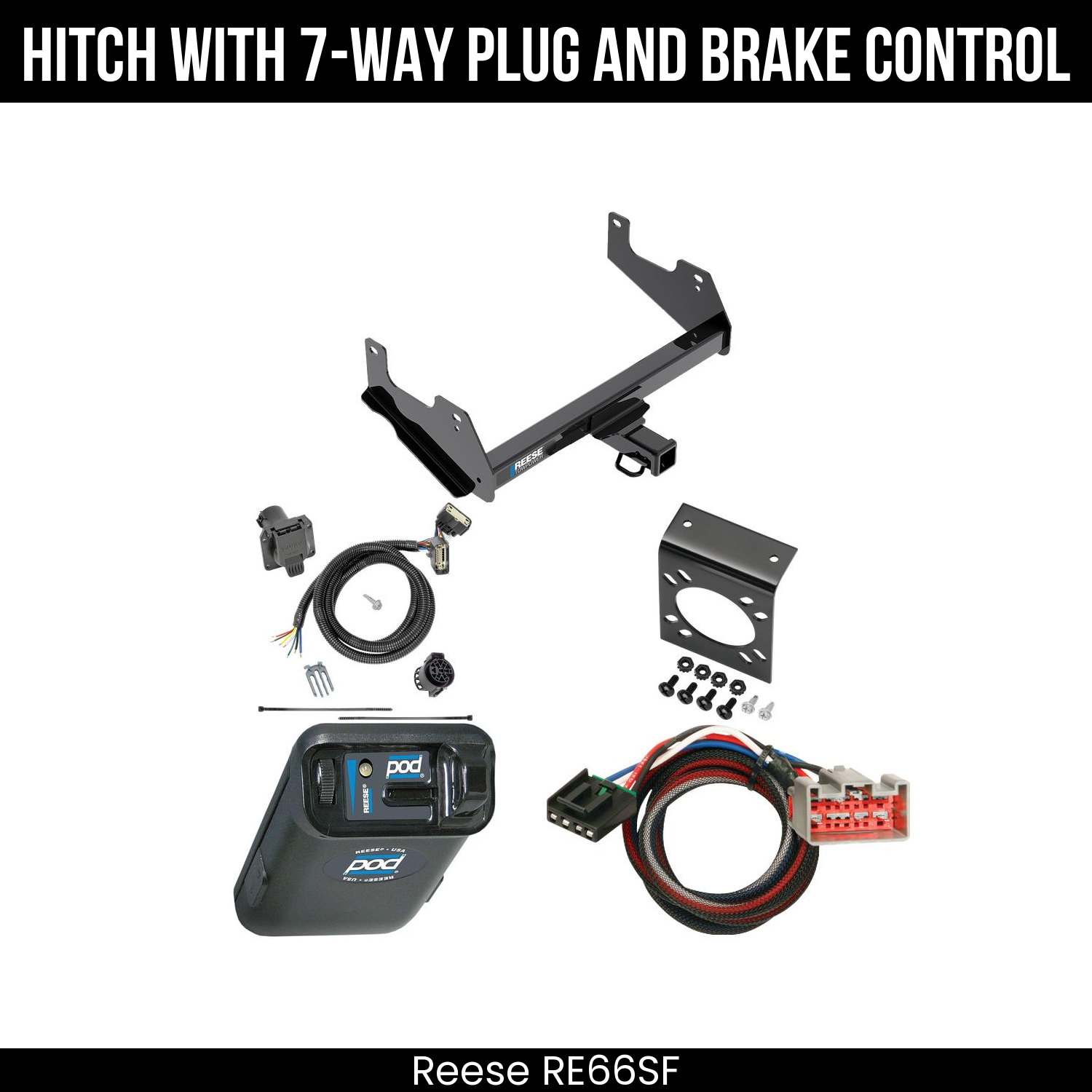 Trailer Hitch , 7-Way , Reese POD Brake Control