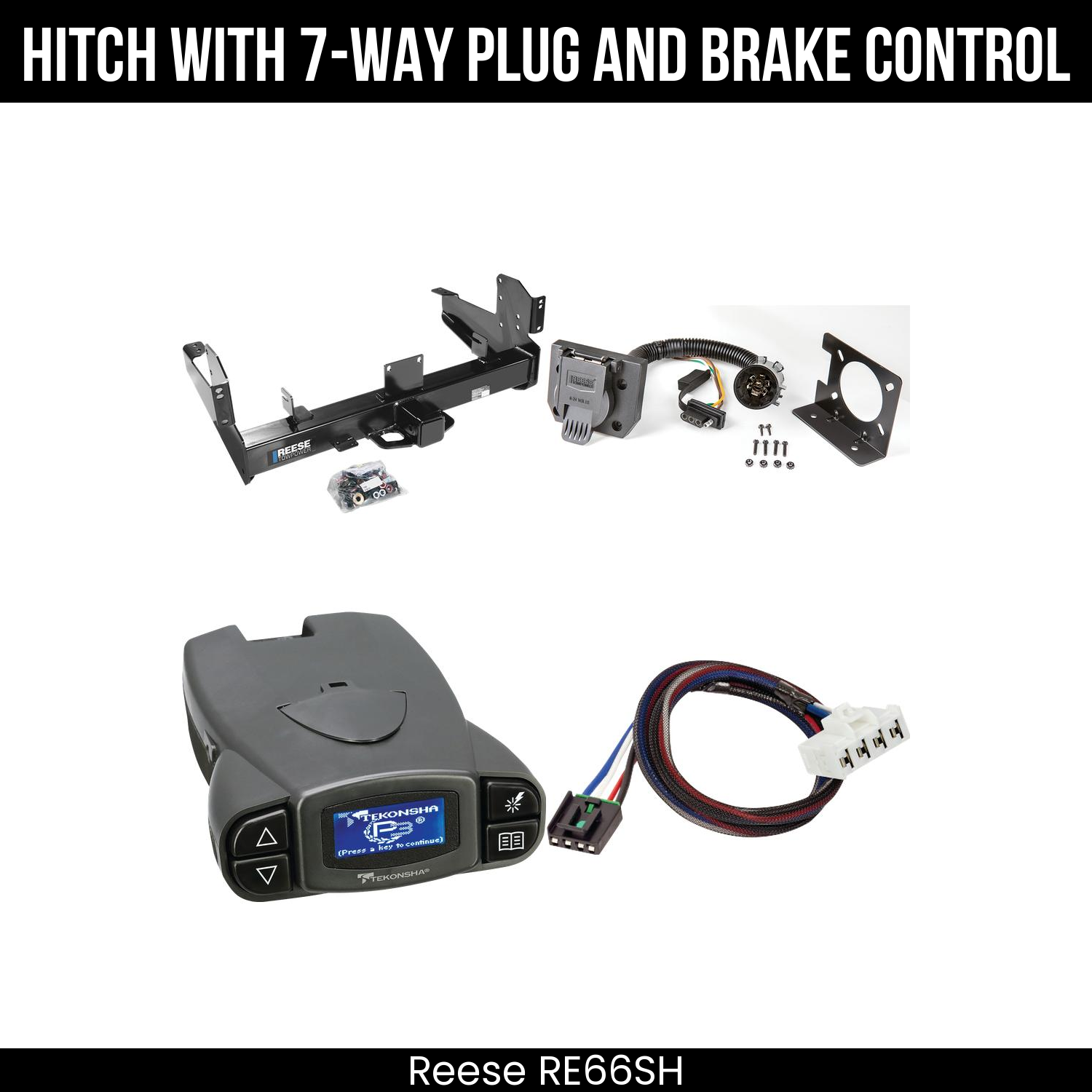 Trailer Hitch , 7-Way , Tekonsha Prodigy P3 Brake Control