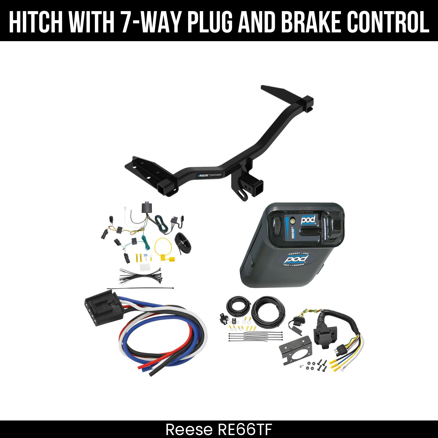 Trailer Hitch , 7-Way , Reese POD Brake Control