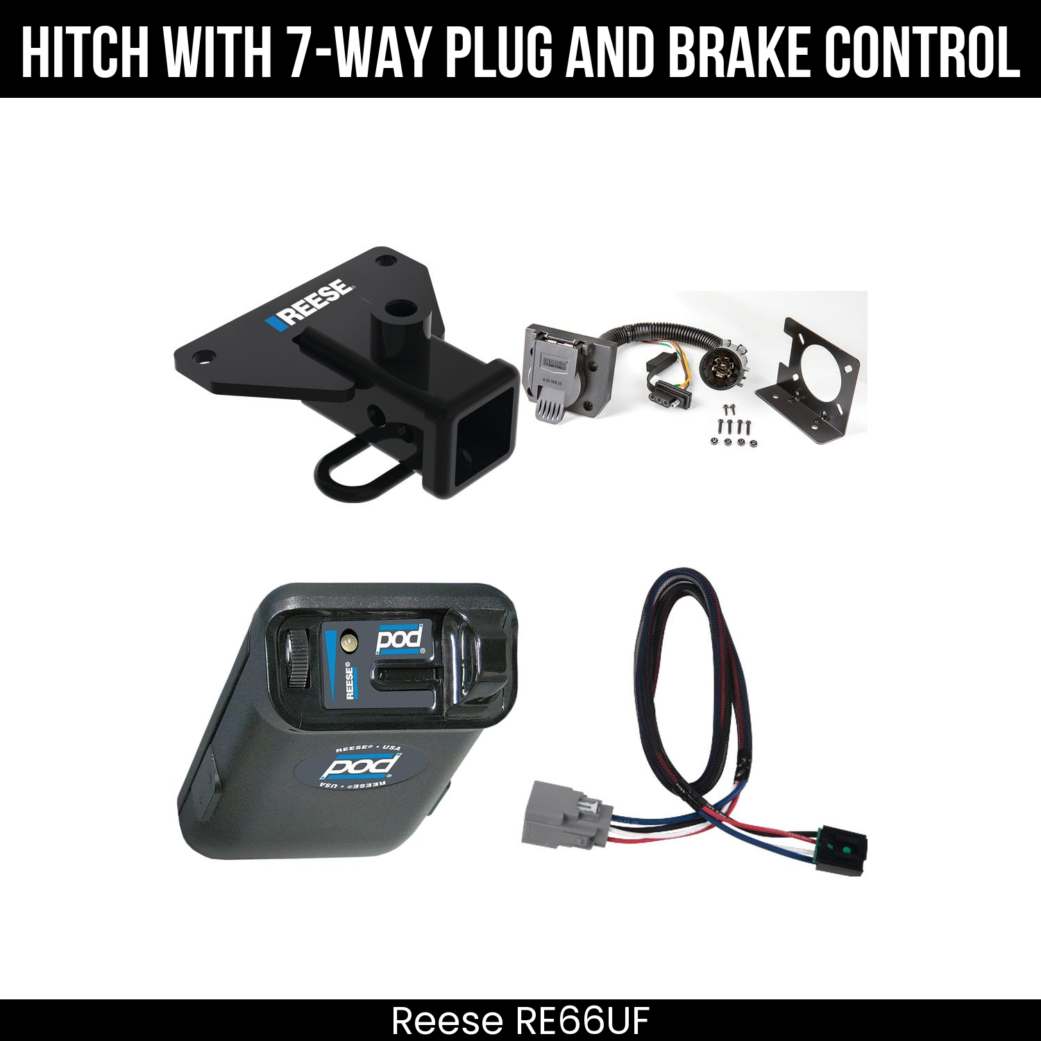 Trailer Hitch , 7-Way , Reese POD Brake Control