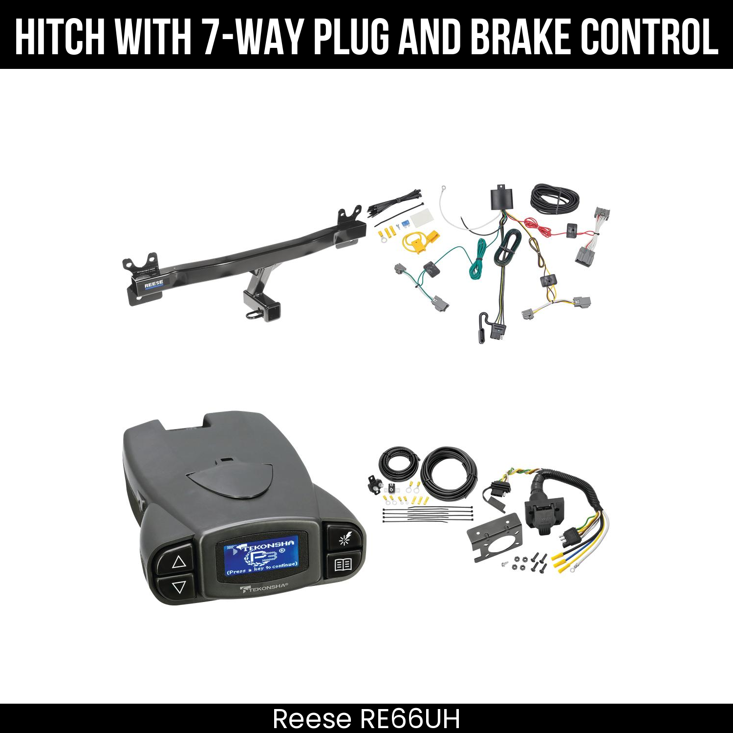 Trailer Hitch , 7-Way , Tekonsha Prodigy P3 Brake Control