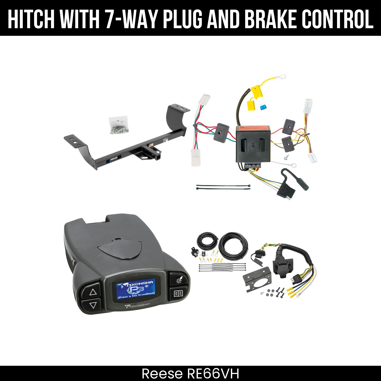 Trailer Hitch , 7-Way , Tekonsha Prodigy P3 Brake Control
