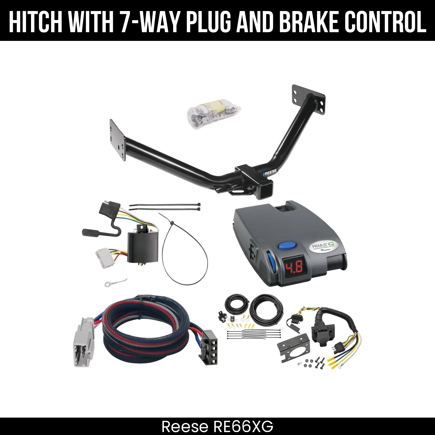 Trailer Hitch , 7-Way , Tekonsha Primus IQ Brake Control
