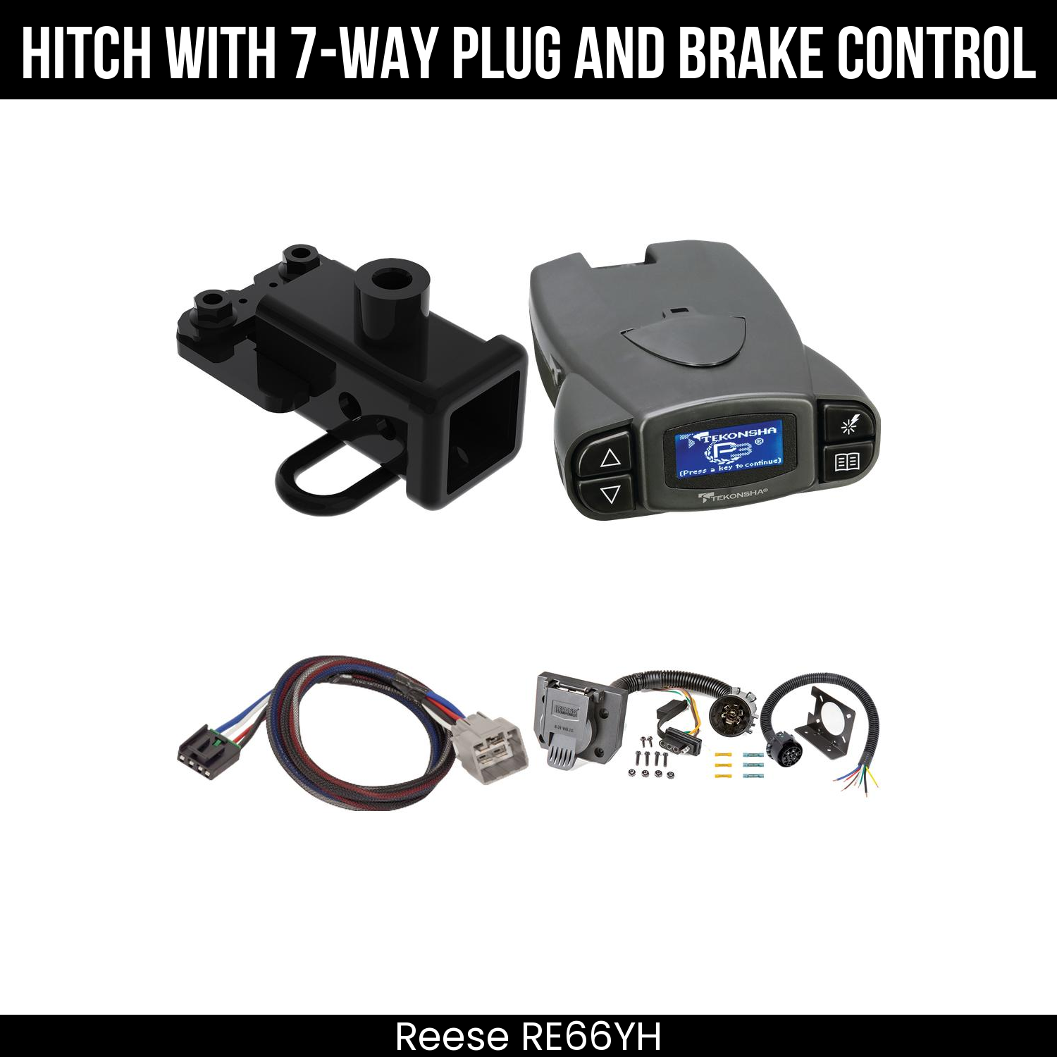 Trailer Hitch , 7-Way , Tekonsha Prodigy P3 Brake Control