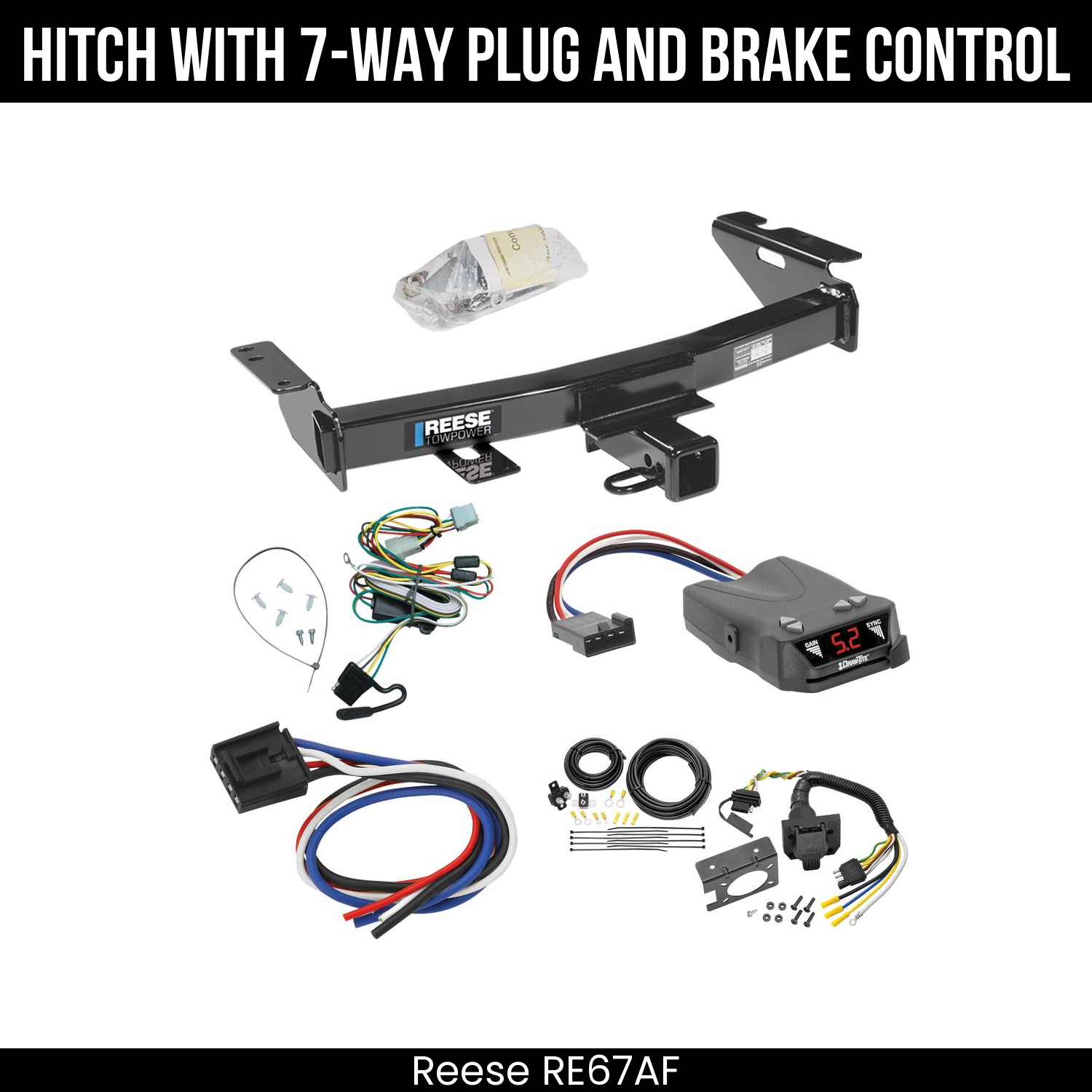 Trailer Hitch , 7-Way , Draw-Tite Activator IV Brake Control