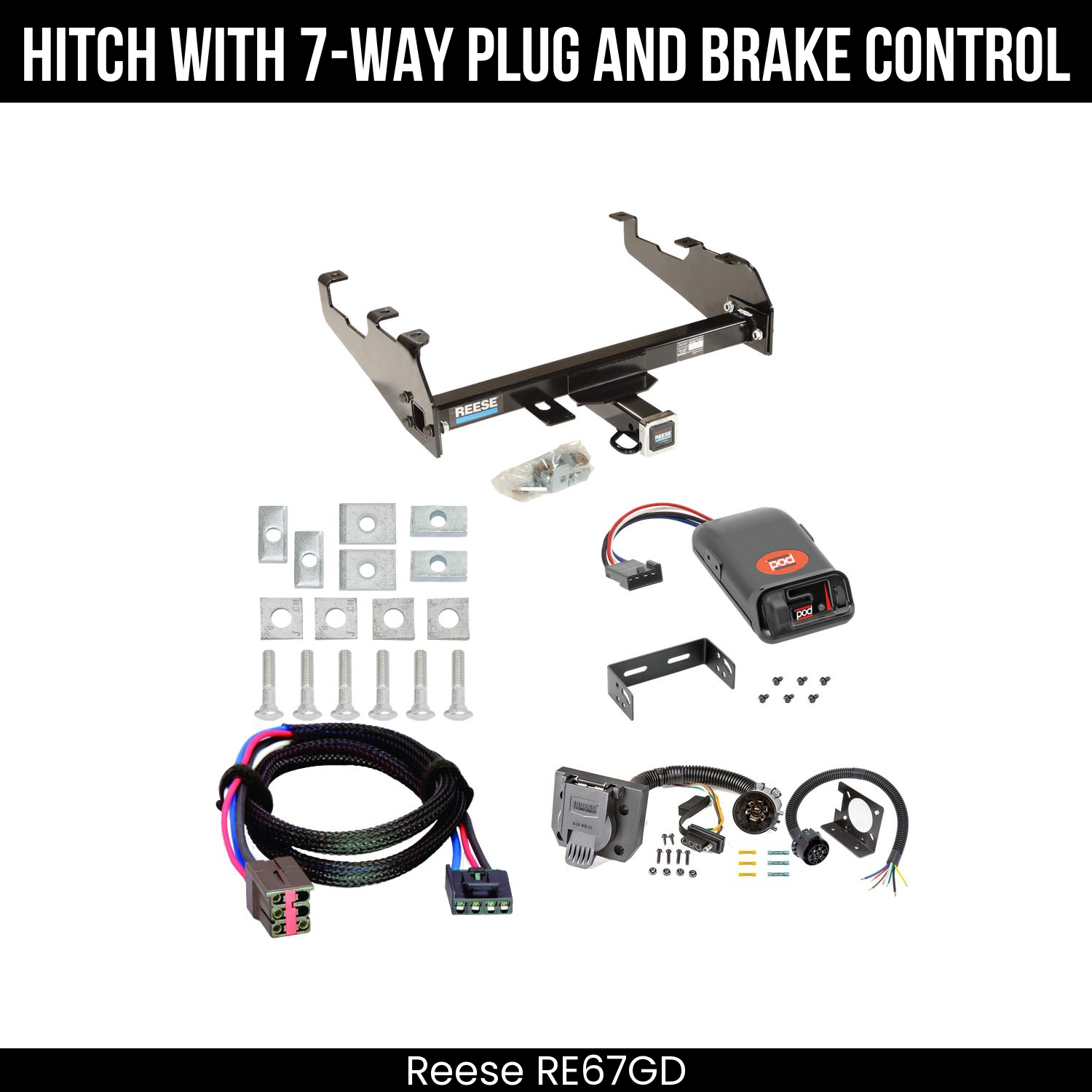 Trailer Hitch , 7-Way , Pro Series POD Brake Control