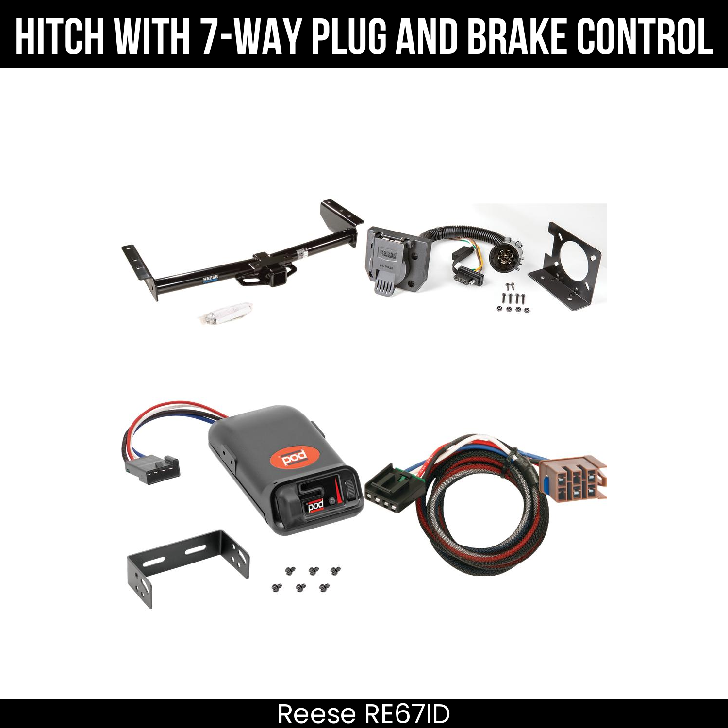 Trailer Hitch , 7-Way , Pro Series POD Brake Control