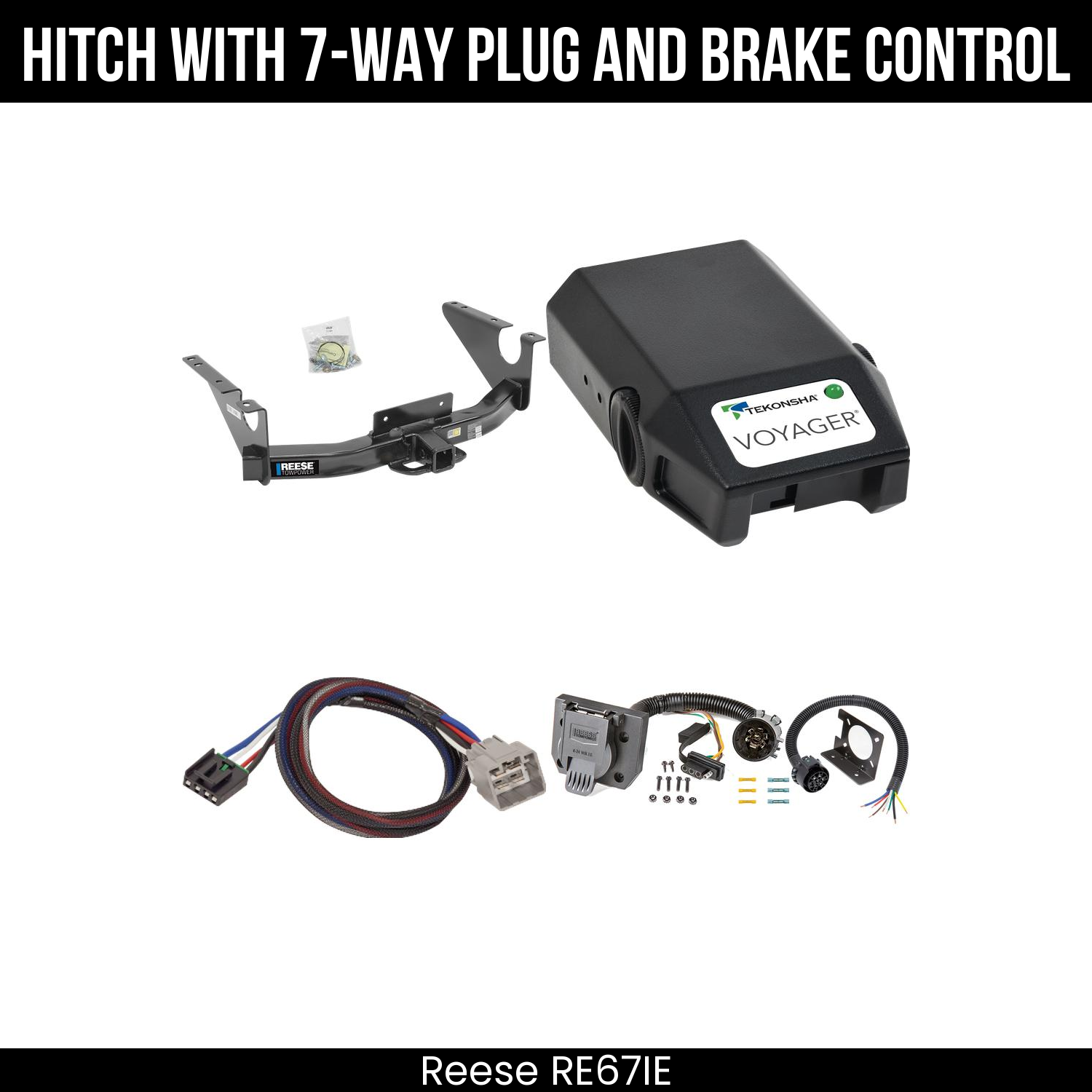 Trailer Hitch , 7-Way , Tekonsha Voyager Brake Control