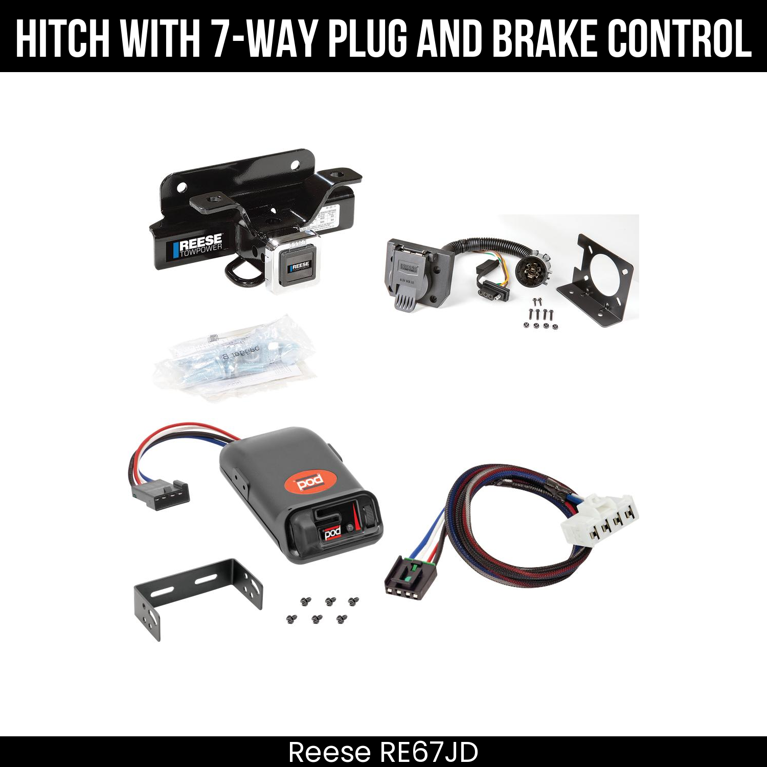 Trailer Hitch , 7-Way , Pro Series POD Brake Control