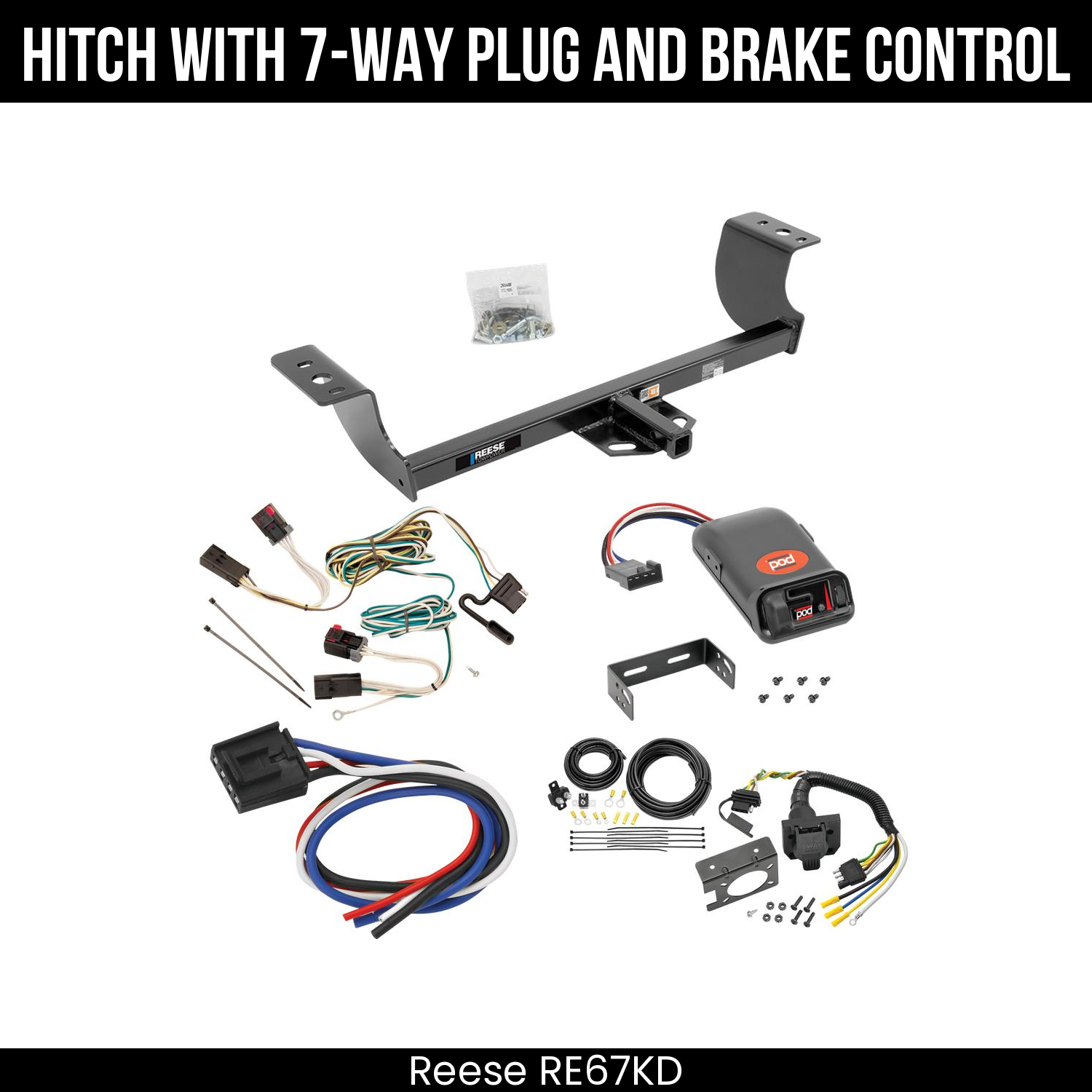 Trailer Hitch , 7-Way , Pro Series POD Brake Control