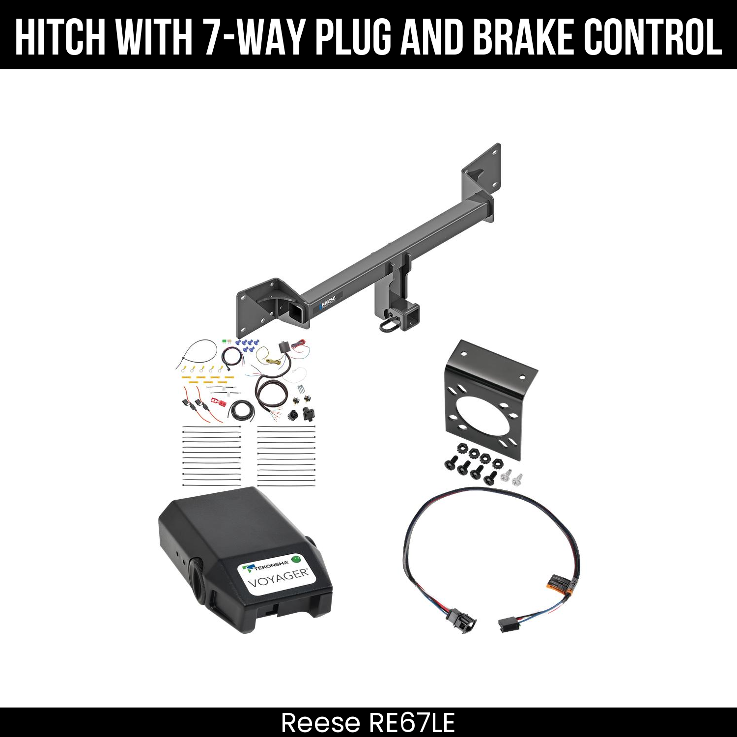Trailer Hitch , 7-Way , Tekonsha Voyager Brake Control