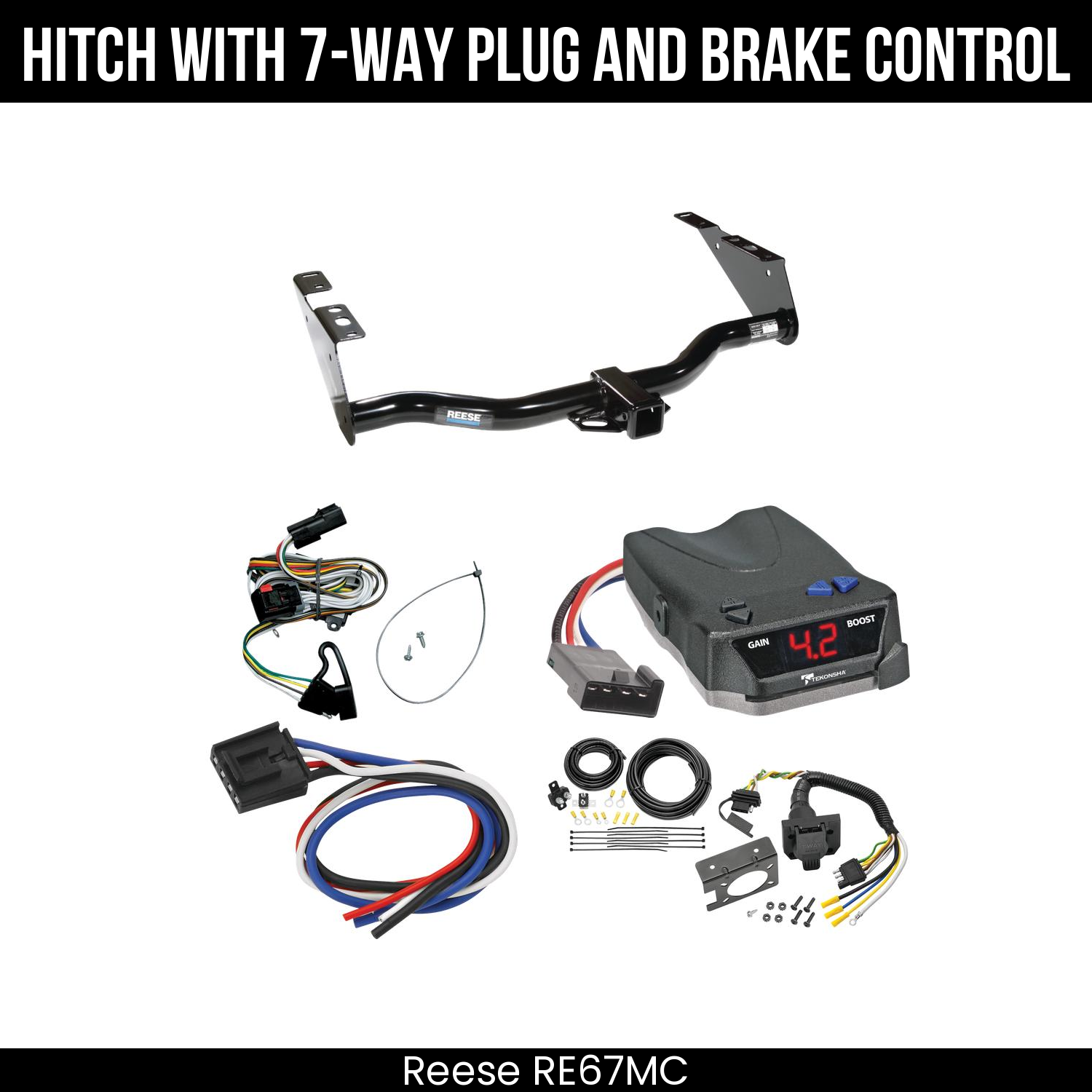 Trailer Hitch , 7-Way , Tekonsha Brake EVN Control