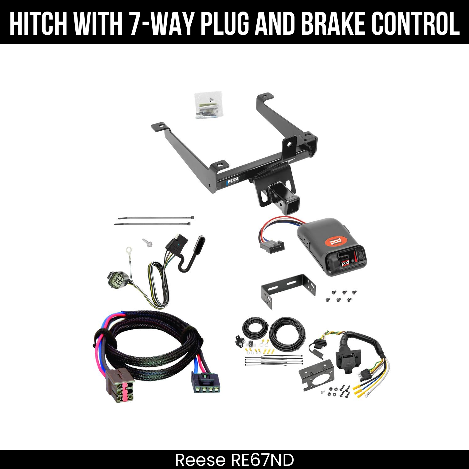 Trailer Hitch , 7-Way , Pro Series POD Brake Control