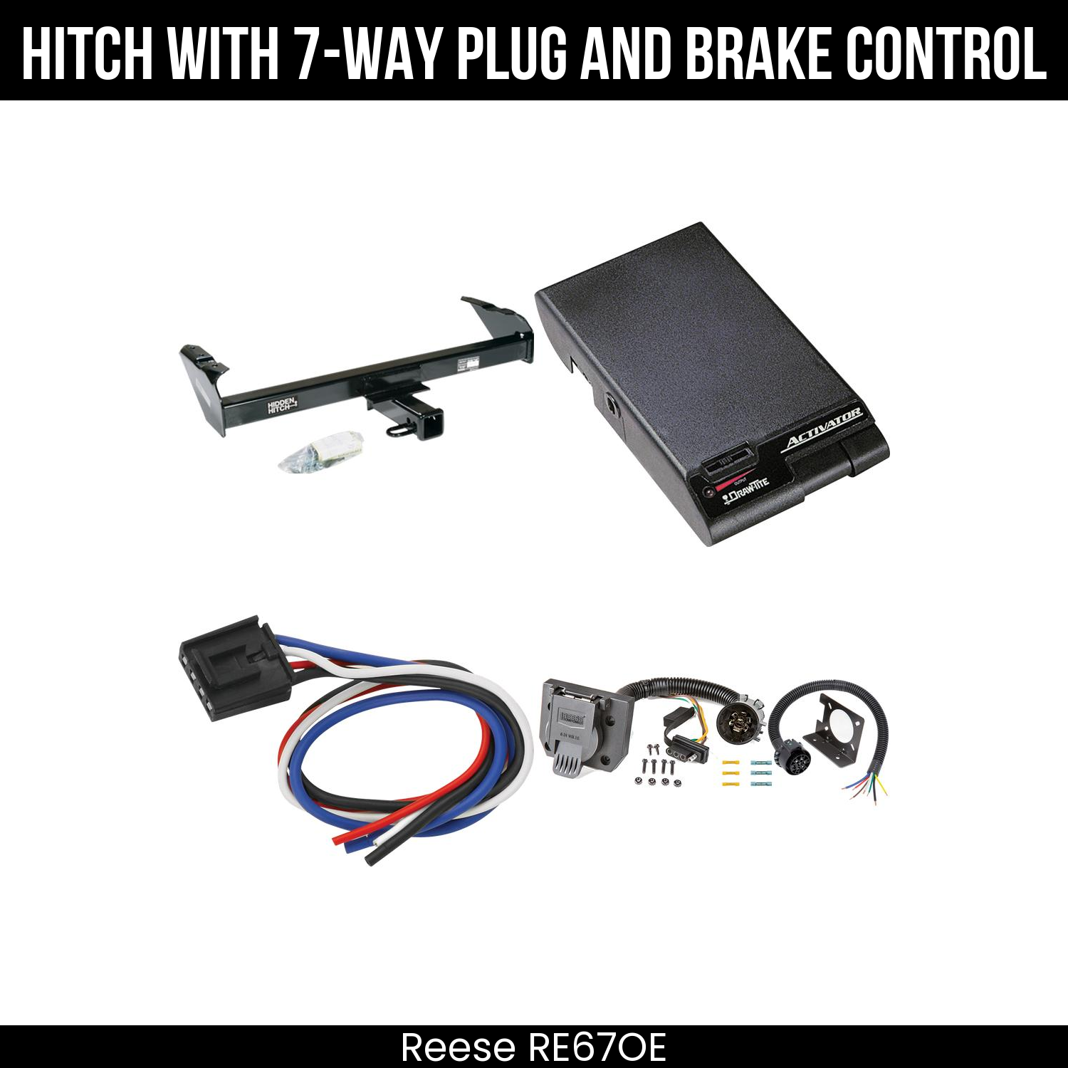 Trailer Hitch , 7-Way , Draw-Tite Activator Brake Control