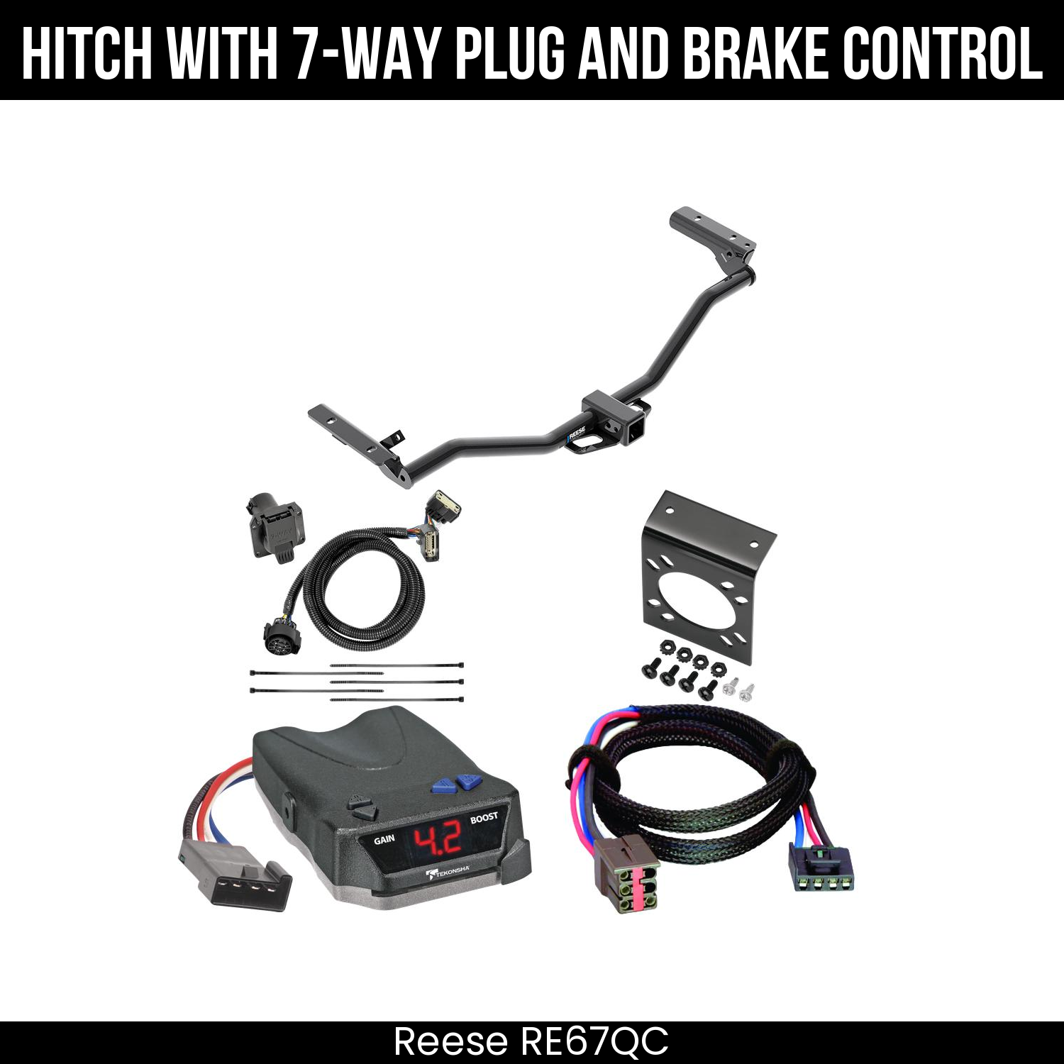 Trailer Hitch , 7-Way , Tekonsha Brake EVN Control