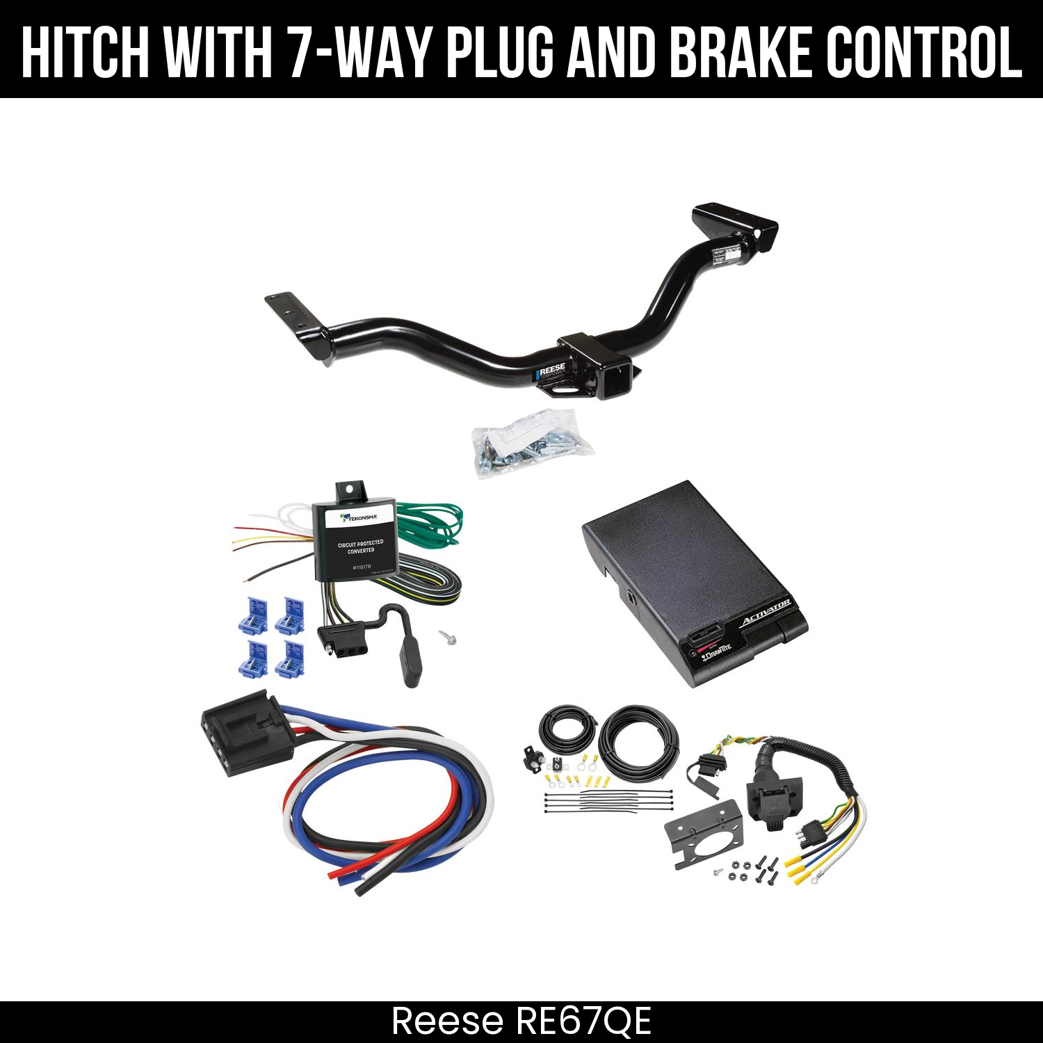 Trailer Hitch , 7-Way , Draw-Tite Activator Brake Control