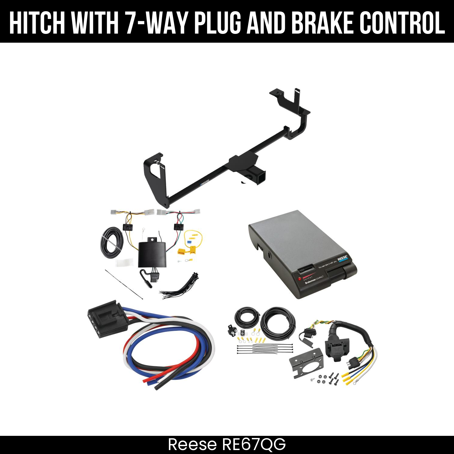 Trailer Hitch , 7-Way , Reese Brakeman Brake Control