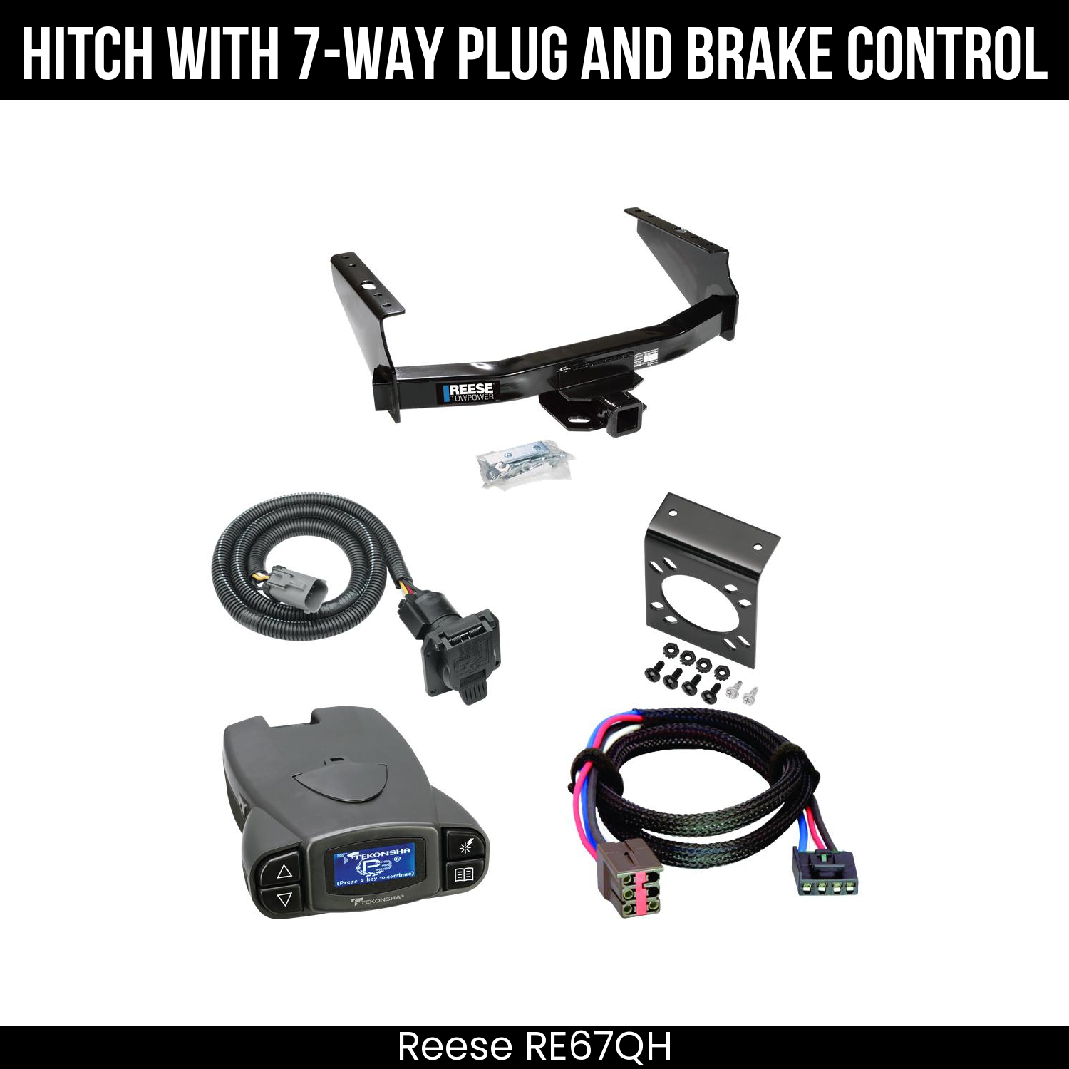 Trailer Hitch , 7-Way , Tekonsha Prodigy P3 Brake Control
