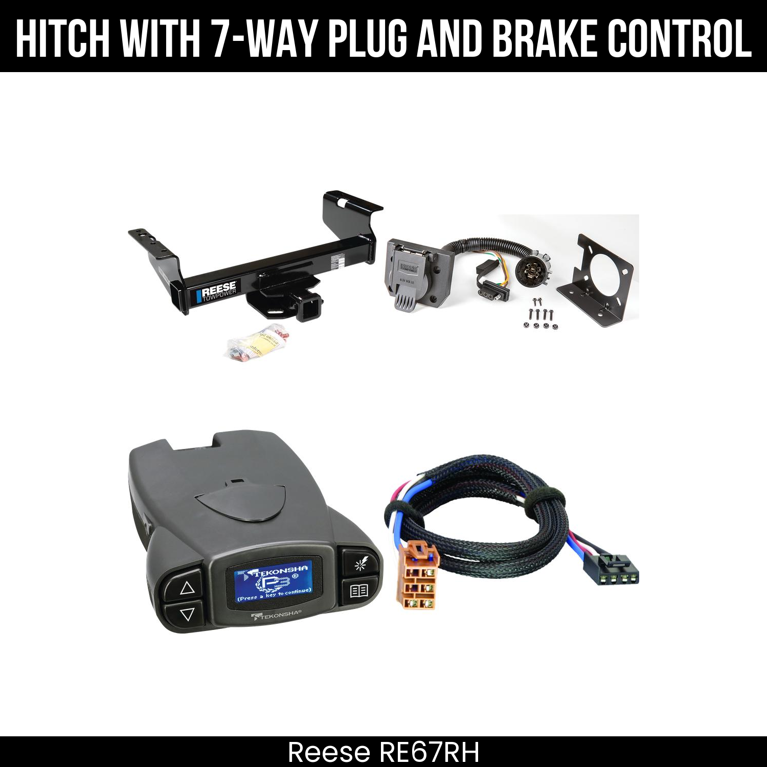 Trailer Hitch , 7-Way , Tekonsha Prodigy P3 Brake Control