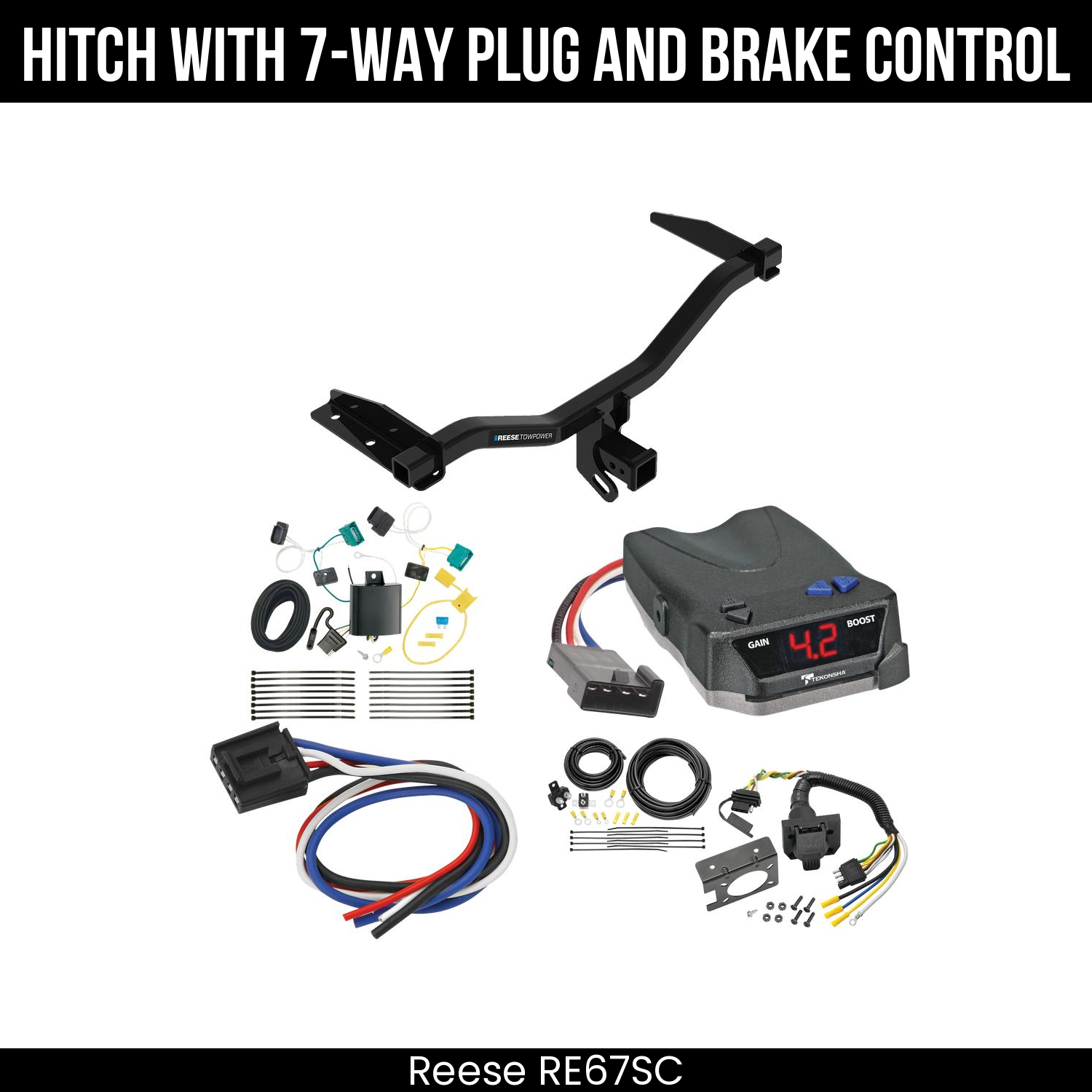 Trailer Hitch , 7-Way , Tekonsha Brake EVN Control