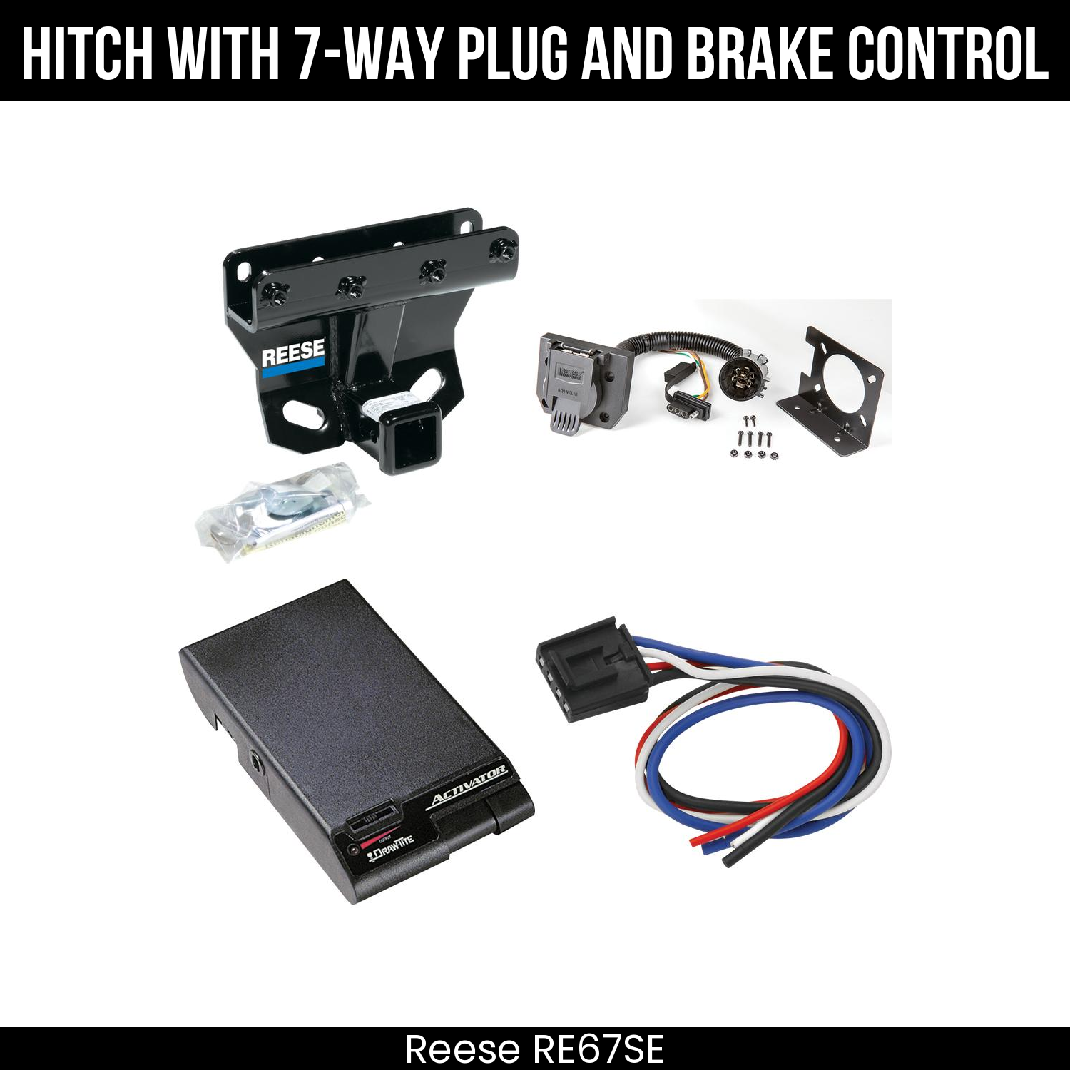 Trailer Hitch , 7-Way , Draw-Tite Activator Brake Control