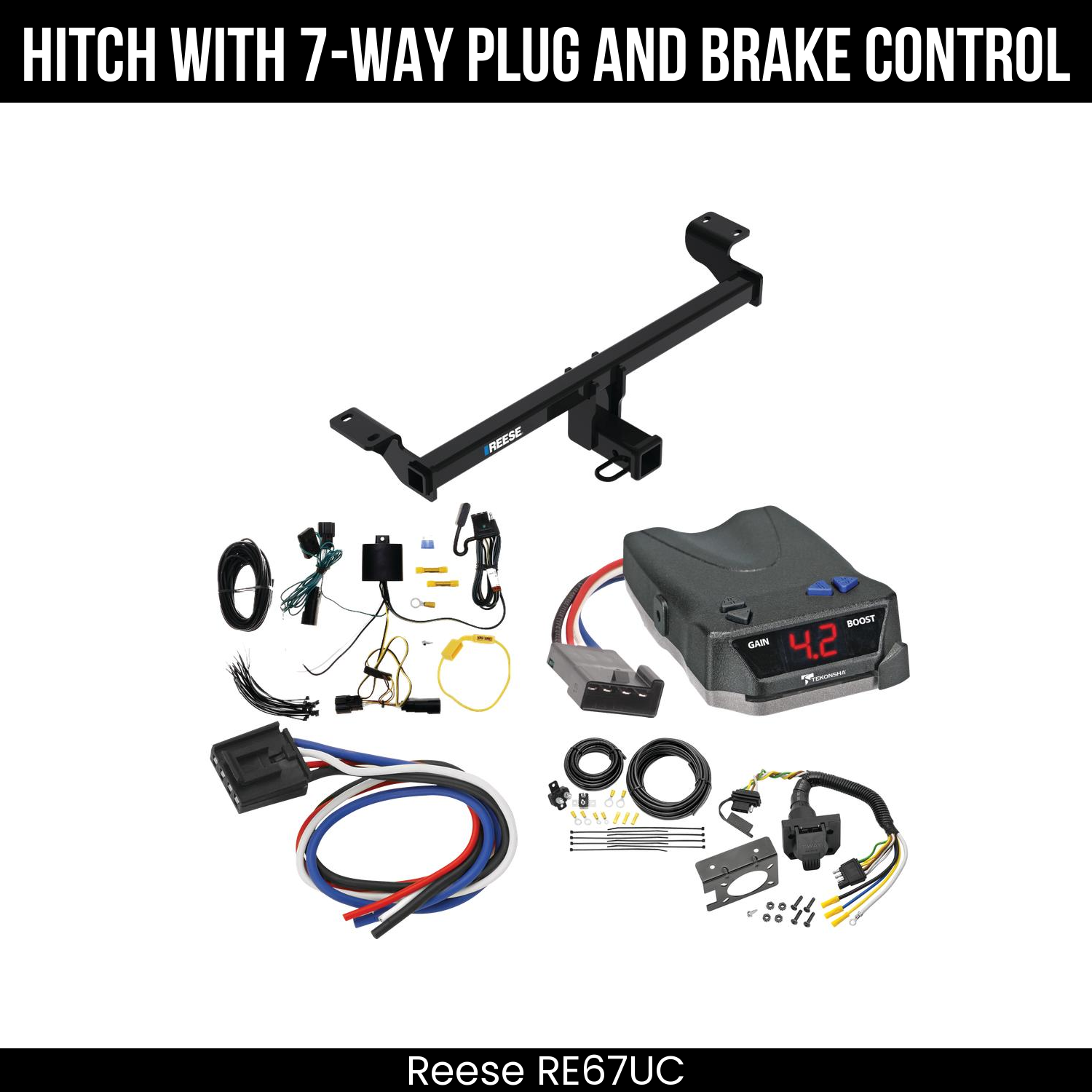 Trailer Hitch , 7-Way , Tekonsha Brake EVN Control