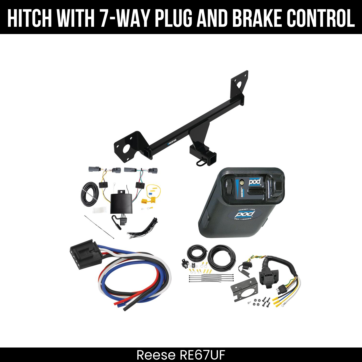 Trailer Hitch , 7-Way , Reese POD Brake Control