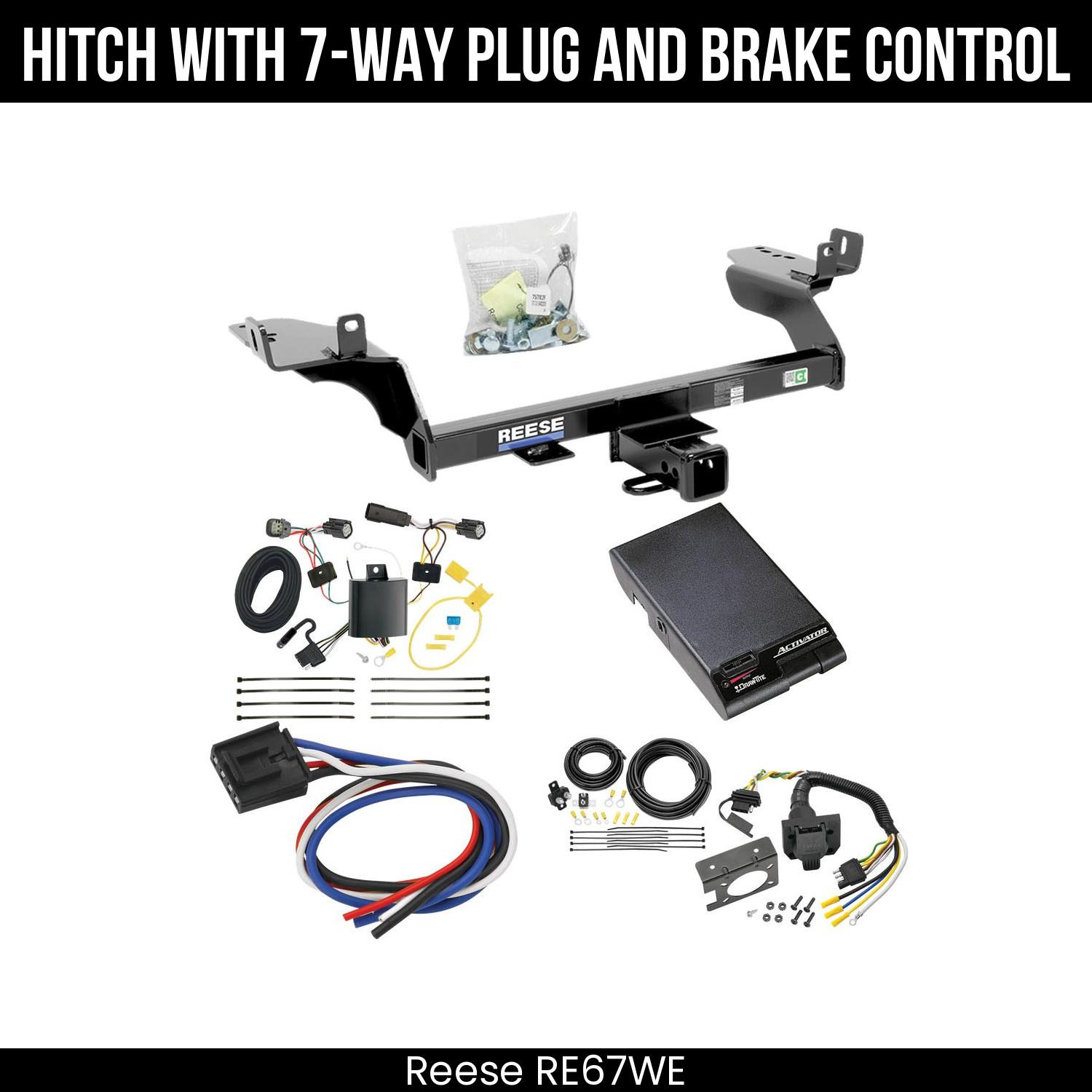 Trailer Hitch , 7-Way , Draw-Tite Activator Brake Control
