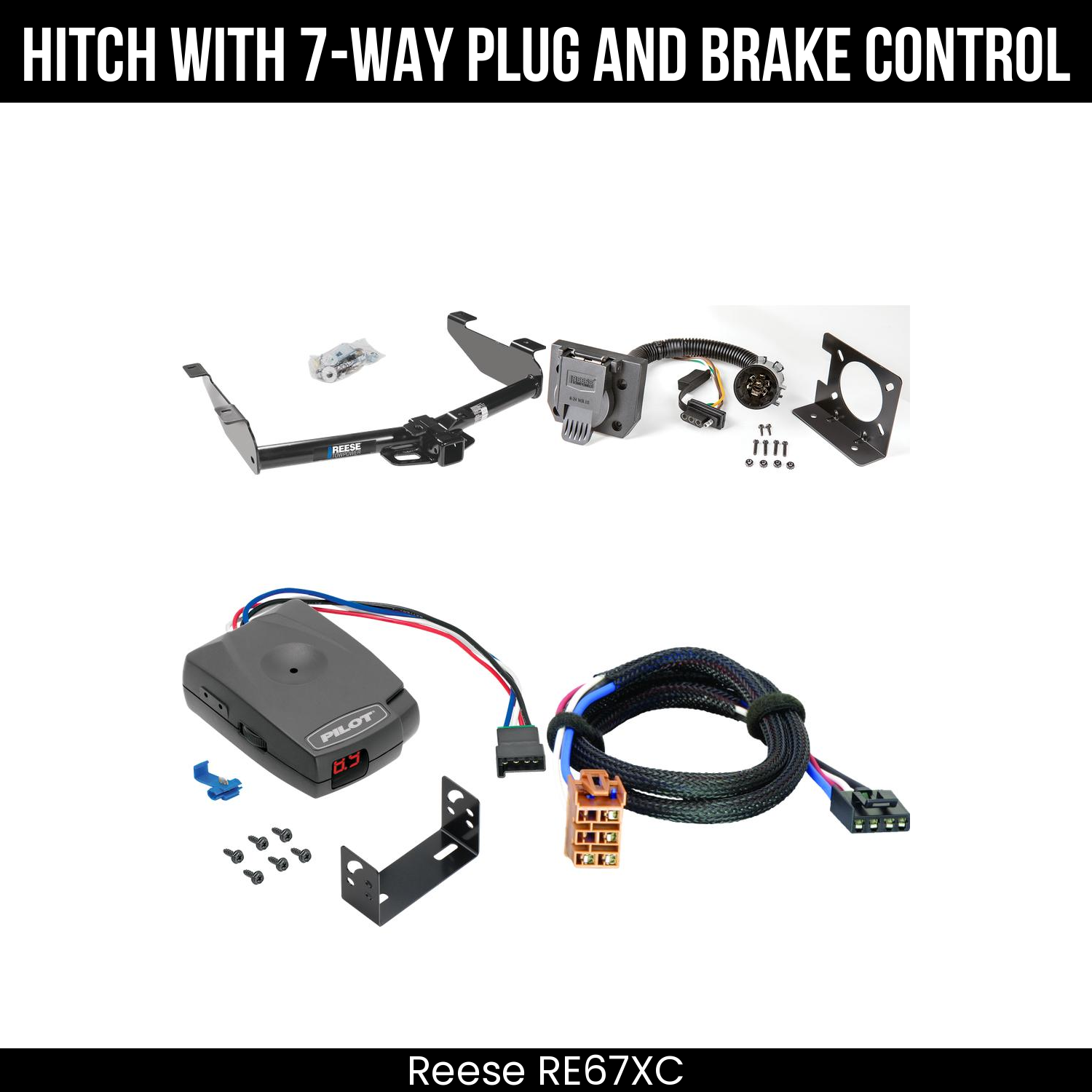 Trailer Hitch , 7-Way , Pro Series Pilot Brake Control