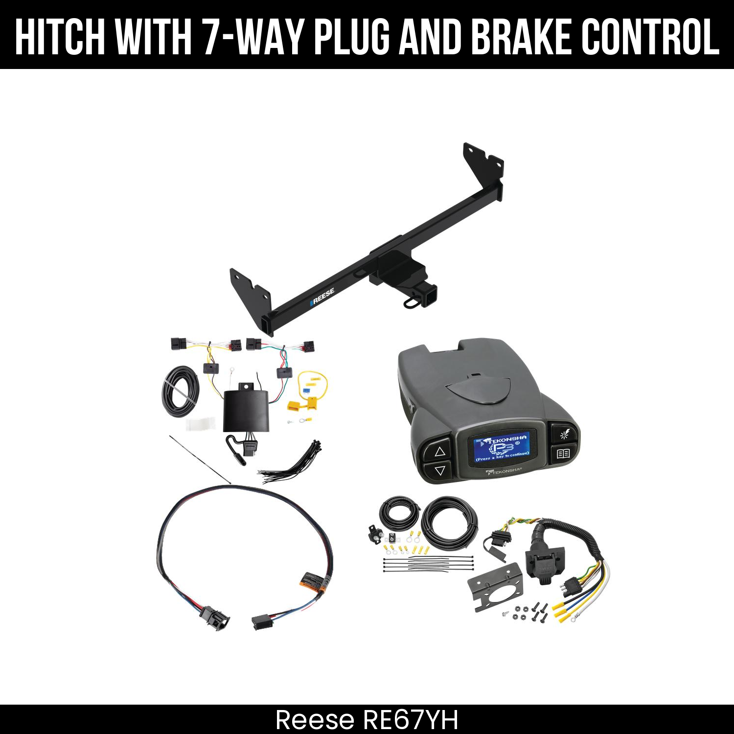 Trailer Hitch , 7-Way , Tekonsha Prodigy P3 Brake Control