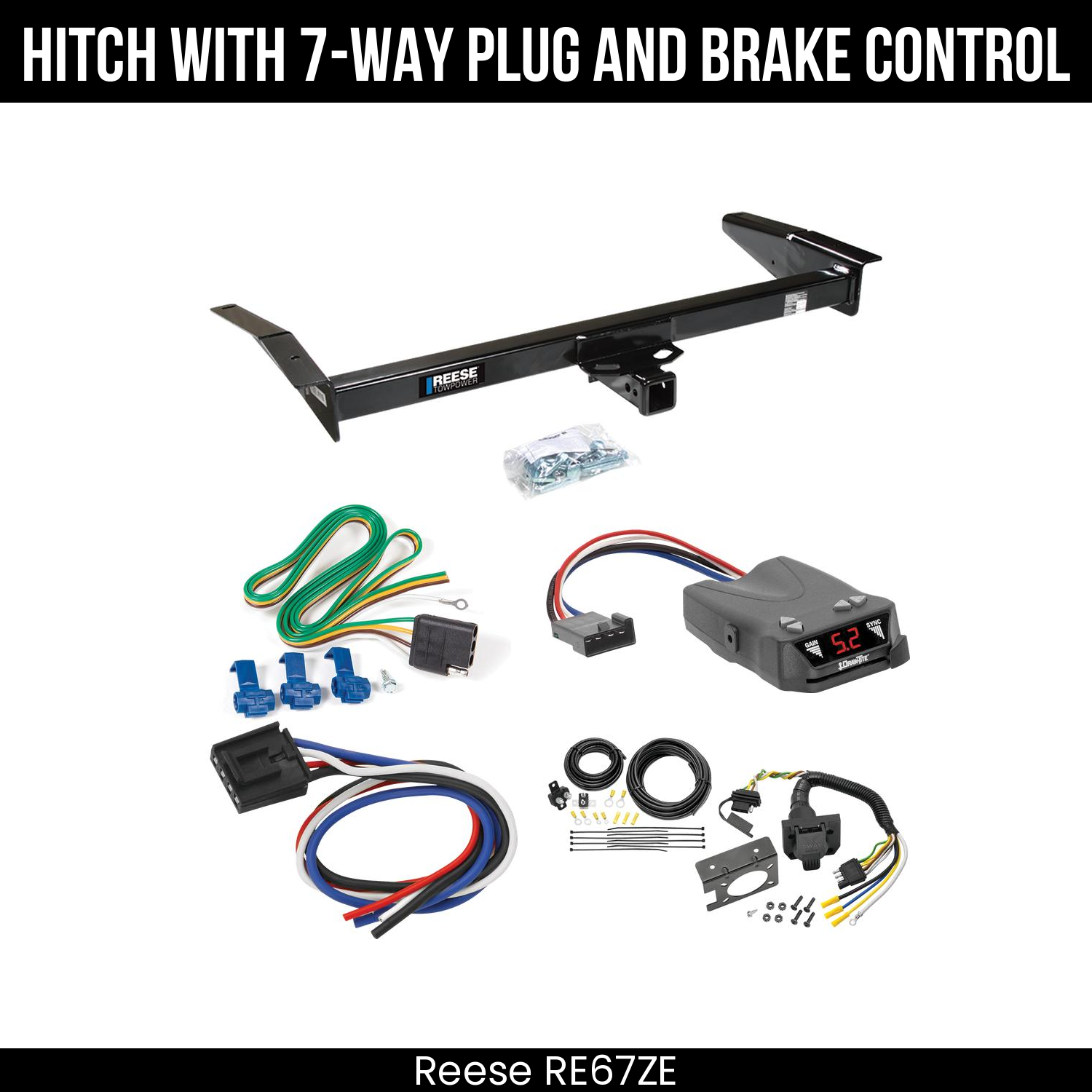 Trailer Hitch , 7-Way , Draw-Tite Activator IV Brake Control