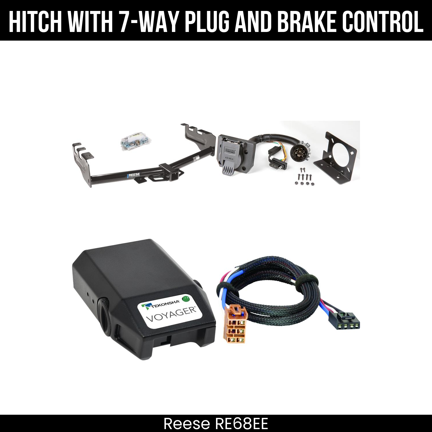 Trailer Hitch , 7-Way , Tekonsha Voyager Brake Control