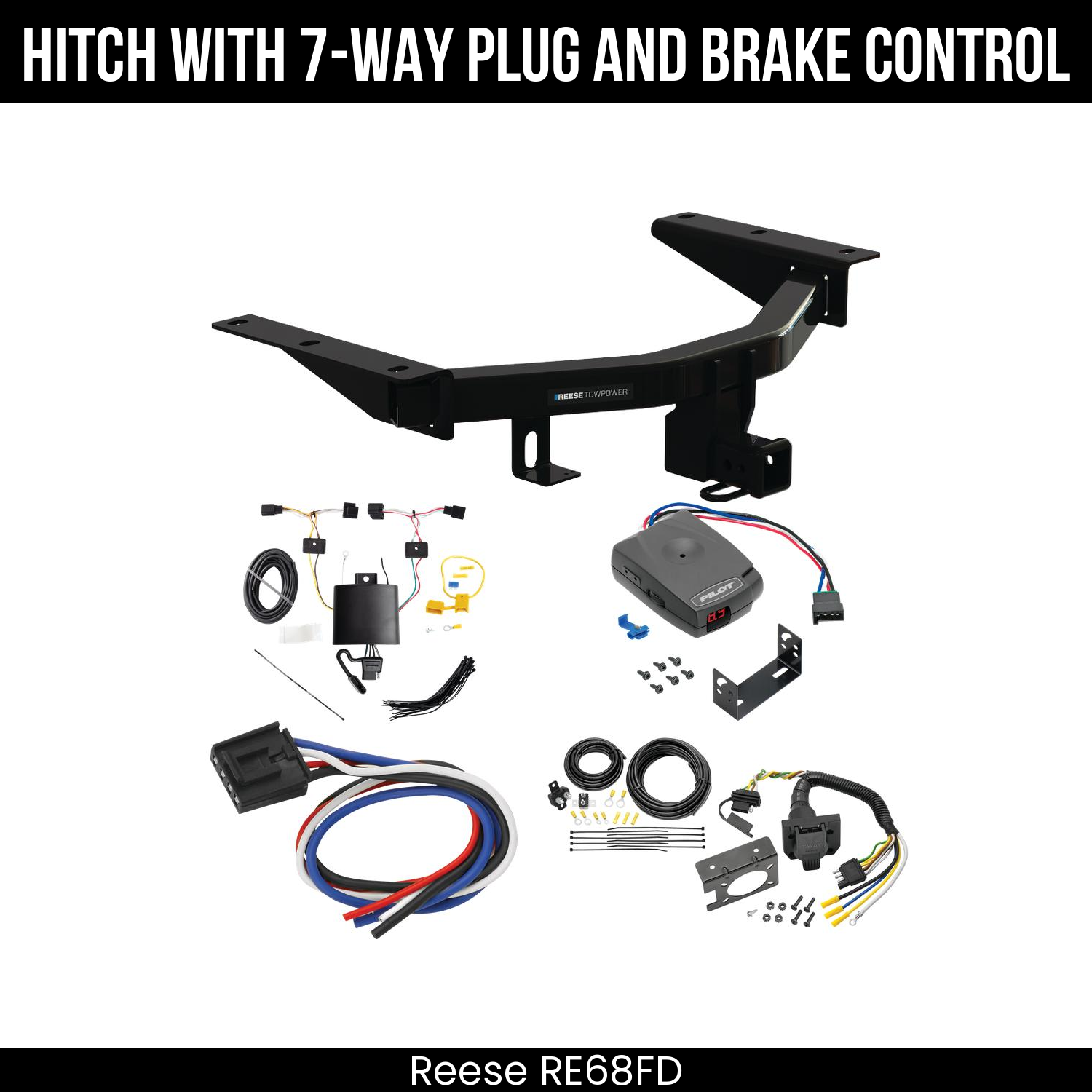 Trailer Hitch , 7-Way , Pro Series Pilot Brake Control