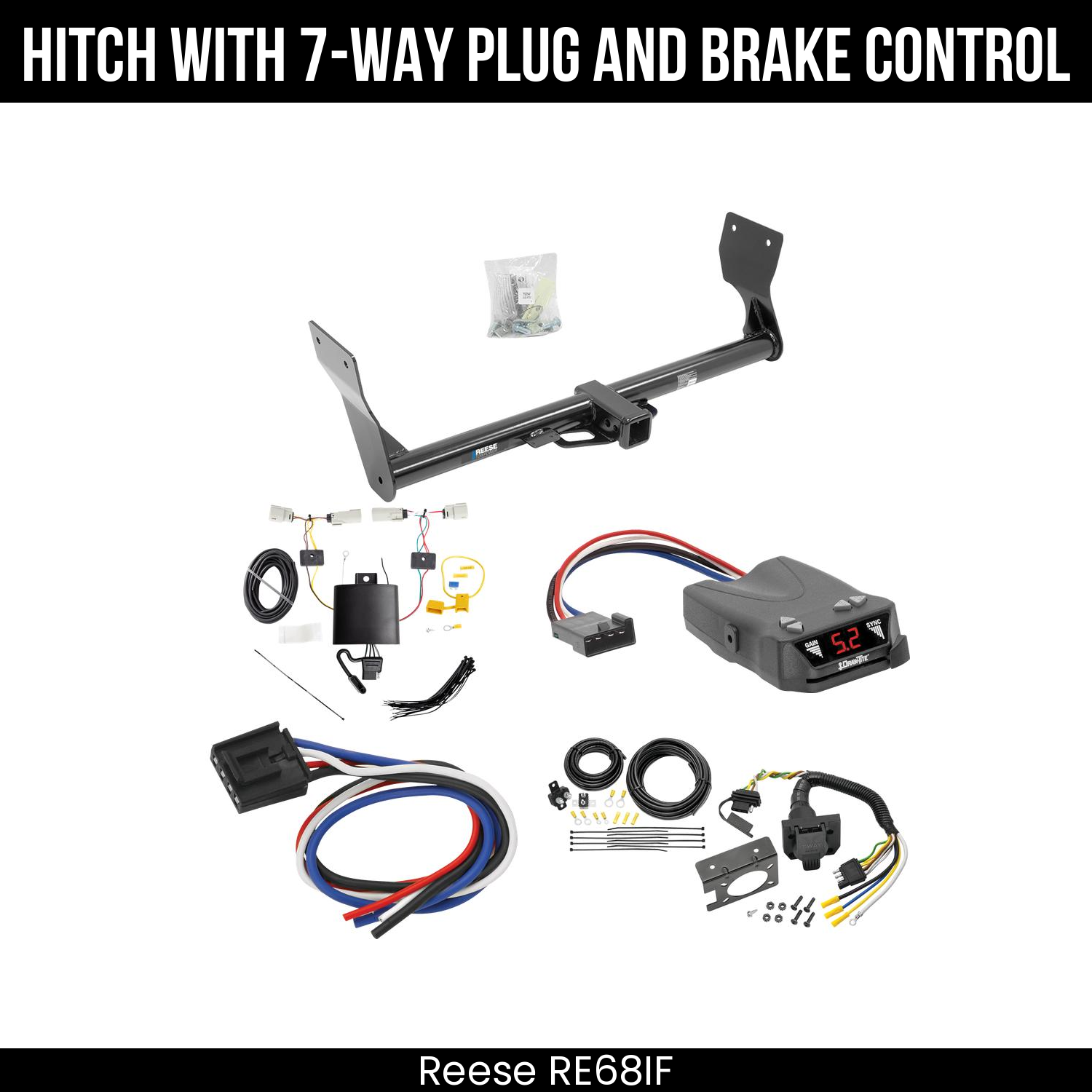 Trailer Hitch , 7-Way , Draw-Tite Activator IV Brake Control