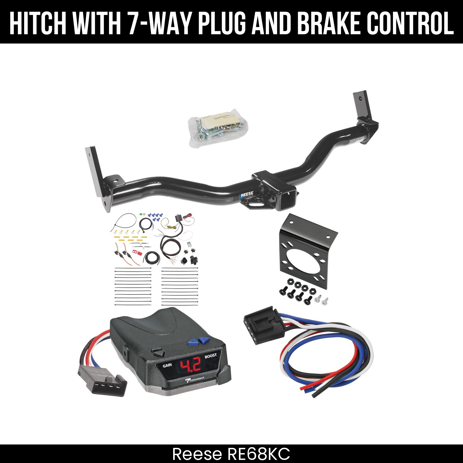 Trailer Hitch , 7-Way , Tekonsha Brake EVN Control