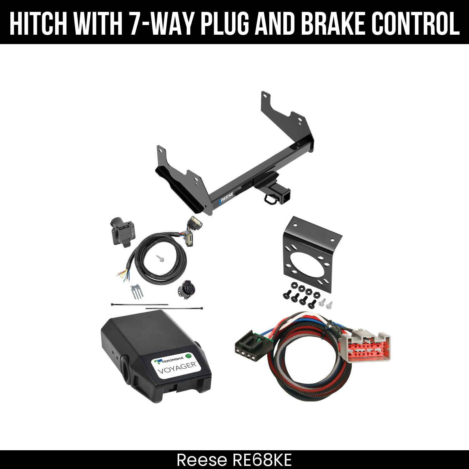 Trailer Hitch , 7-Way , Tekonsha Voyager Brake Control