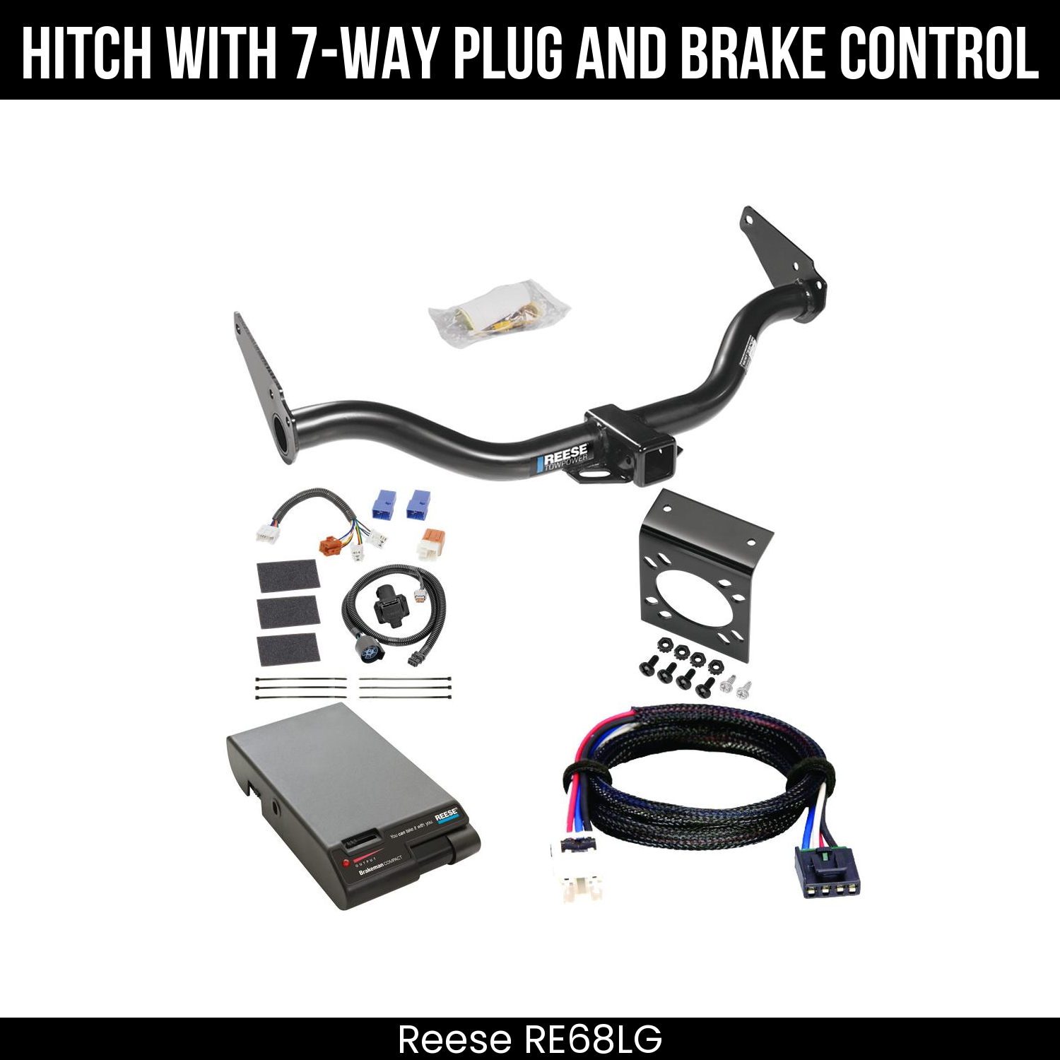 Trailer Hitch , 7-Way , Reese Brakeman Brake Control