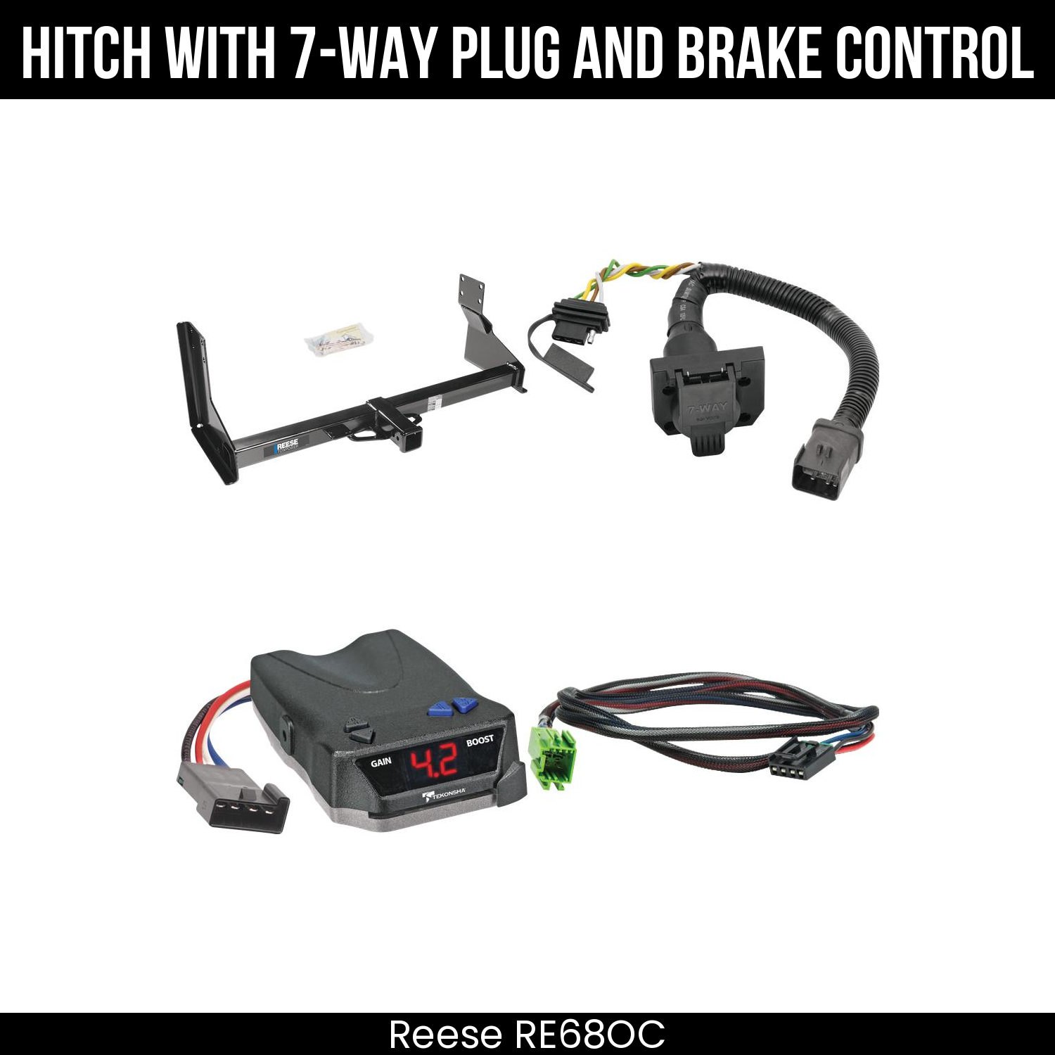Trailer Hitch , 7-Way , Tekonsha Brake EVN Control