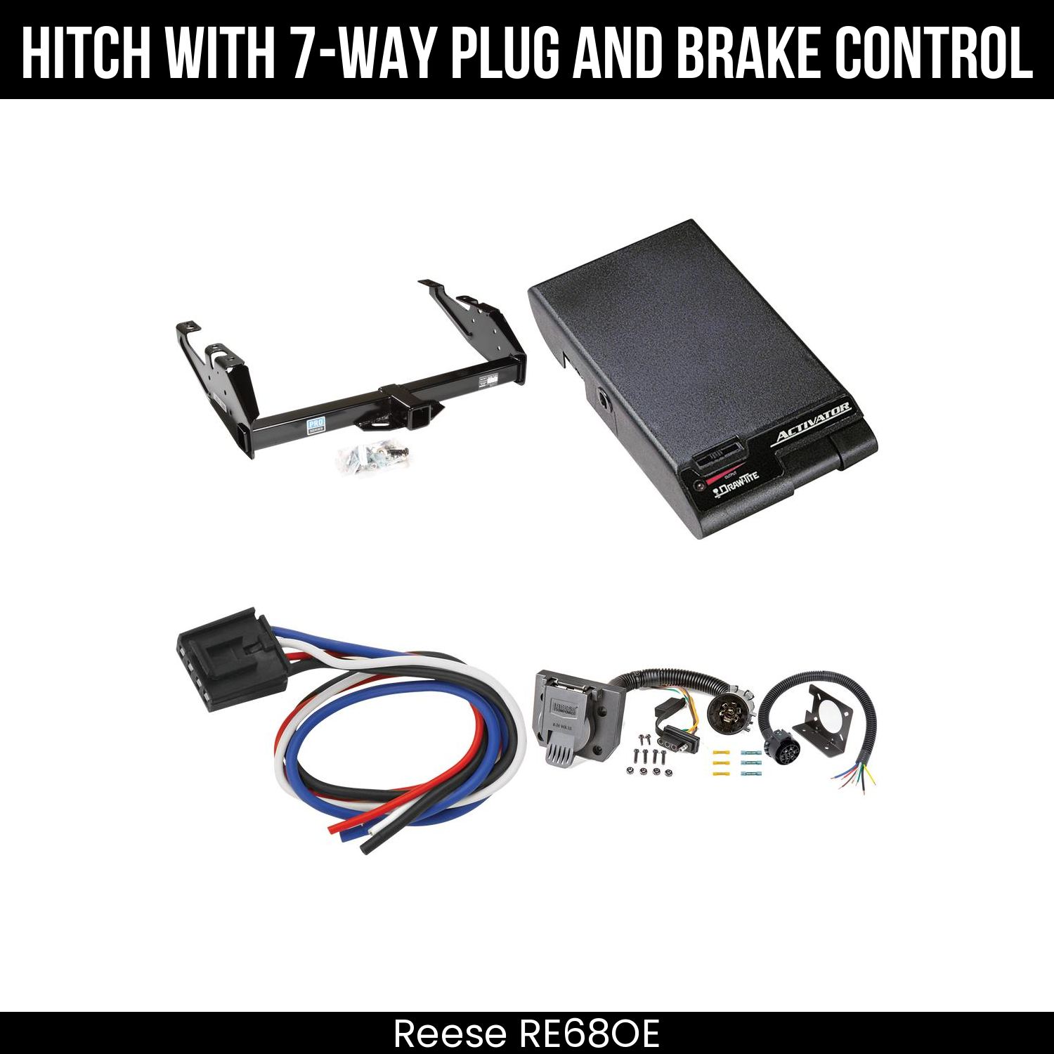 Trailer Hitch , 7-Way , Draw-Tite Activator Brake Control