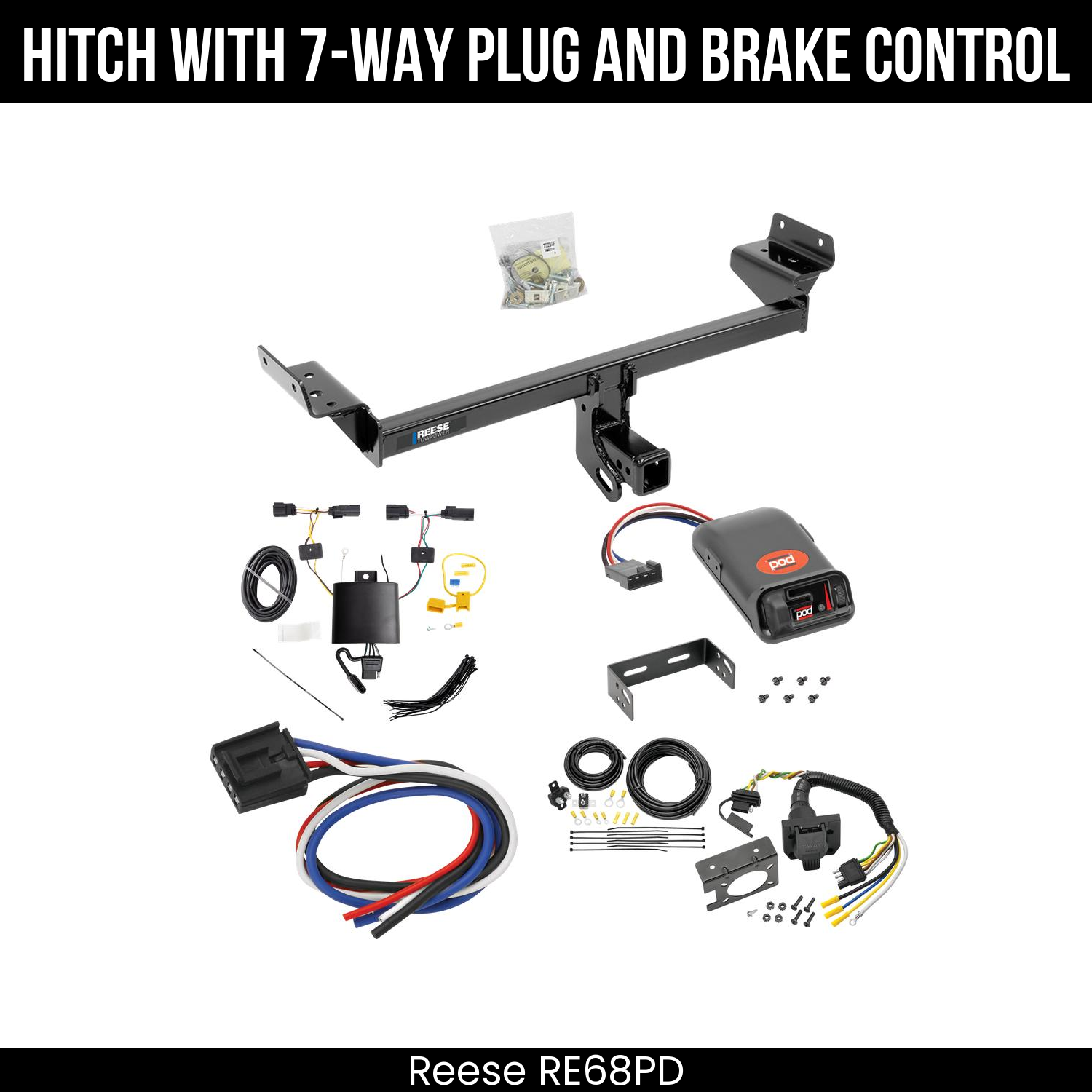 Trailer Hitch , 7-Way , Pro Series POD Brake Control