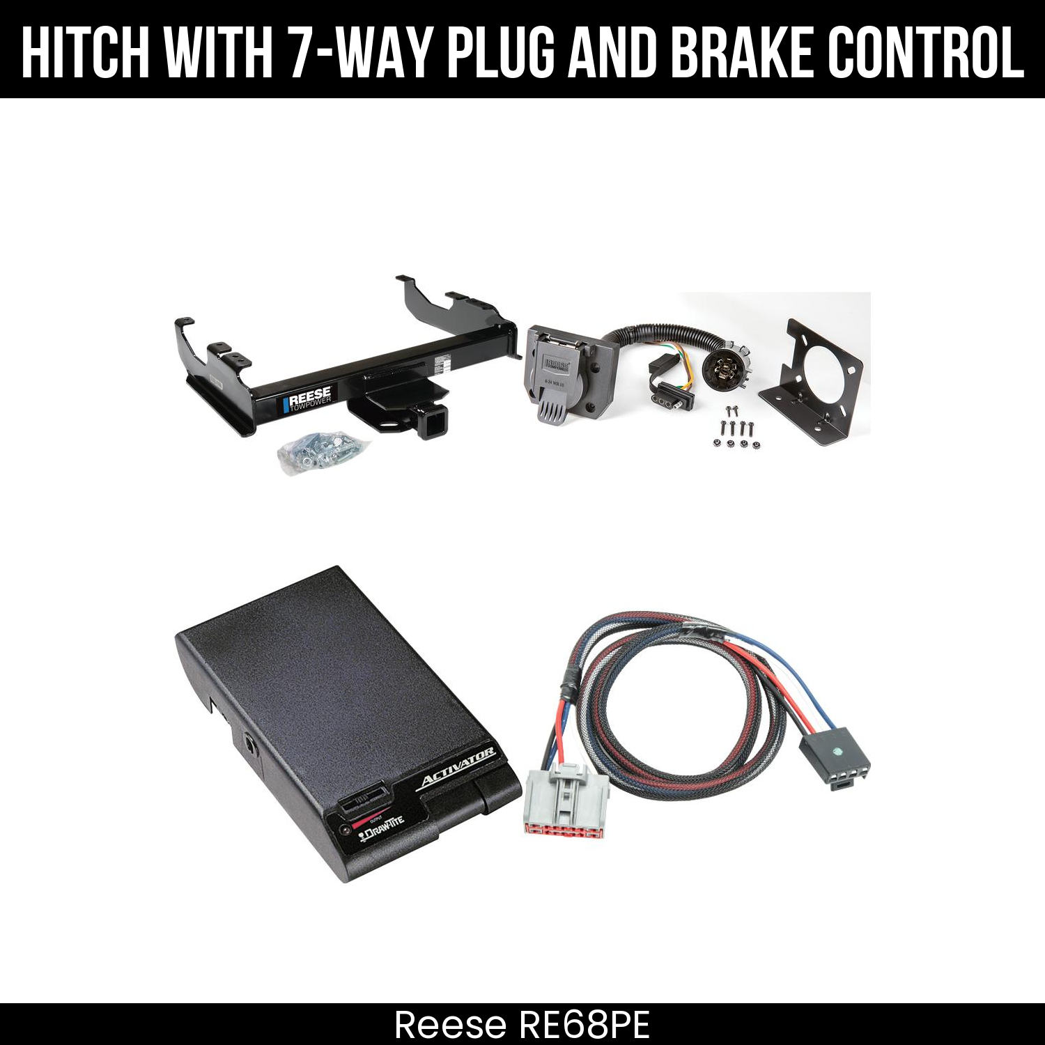 Trailer Hitch , 7-Way , Draw-Tite Activator Brake Control