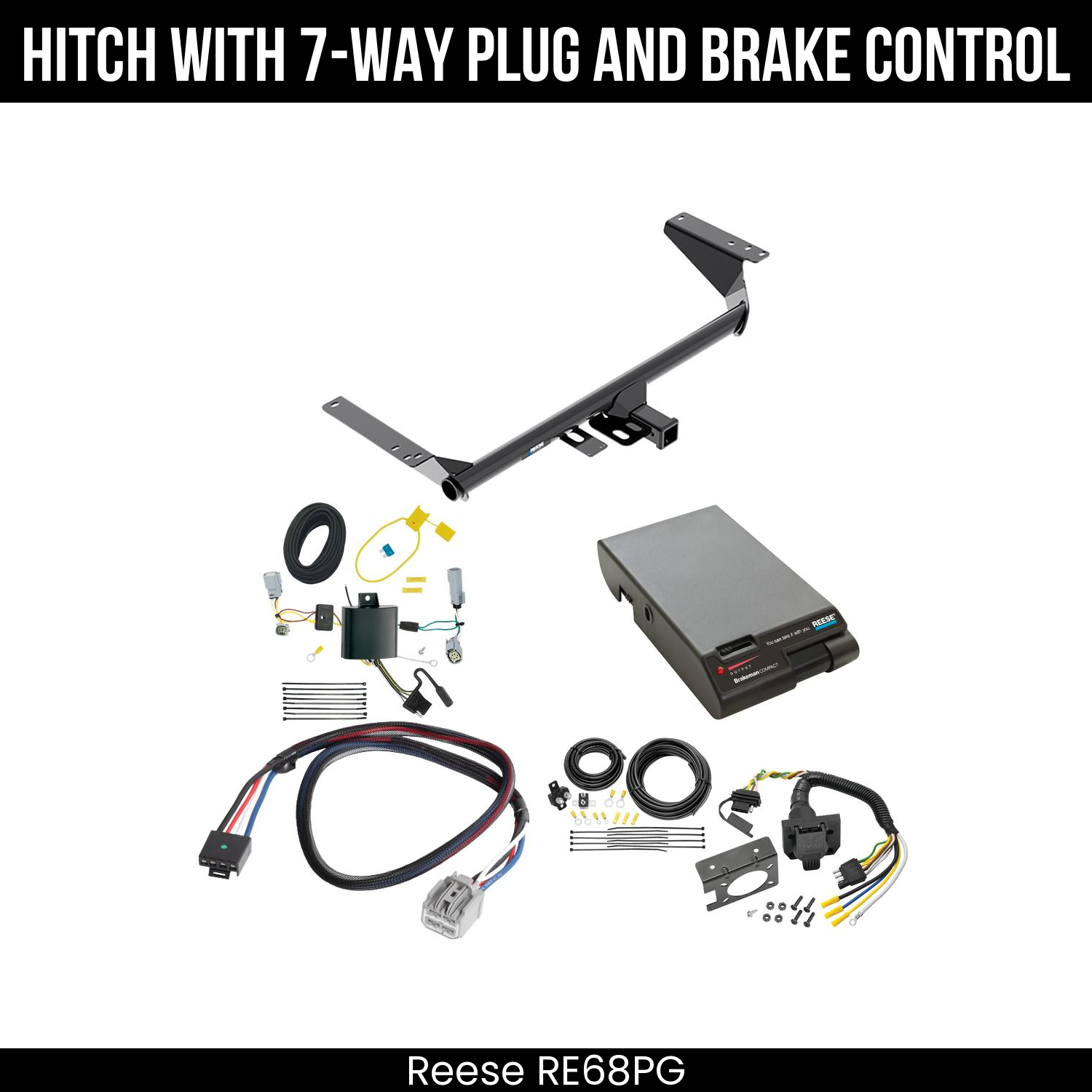 Trailer Hitch , 7-Way , Reese Brakeman Brake Control