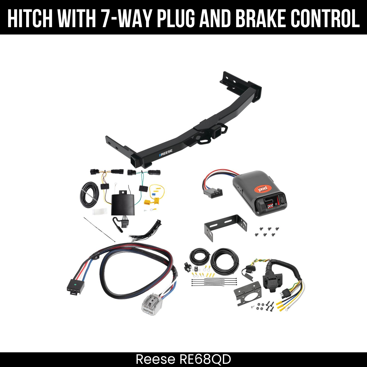 Trailer Hitch , 7-Way , Pro Series POD Brake Control