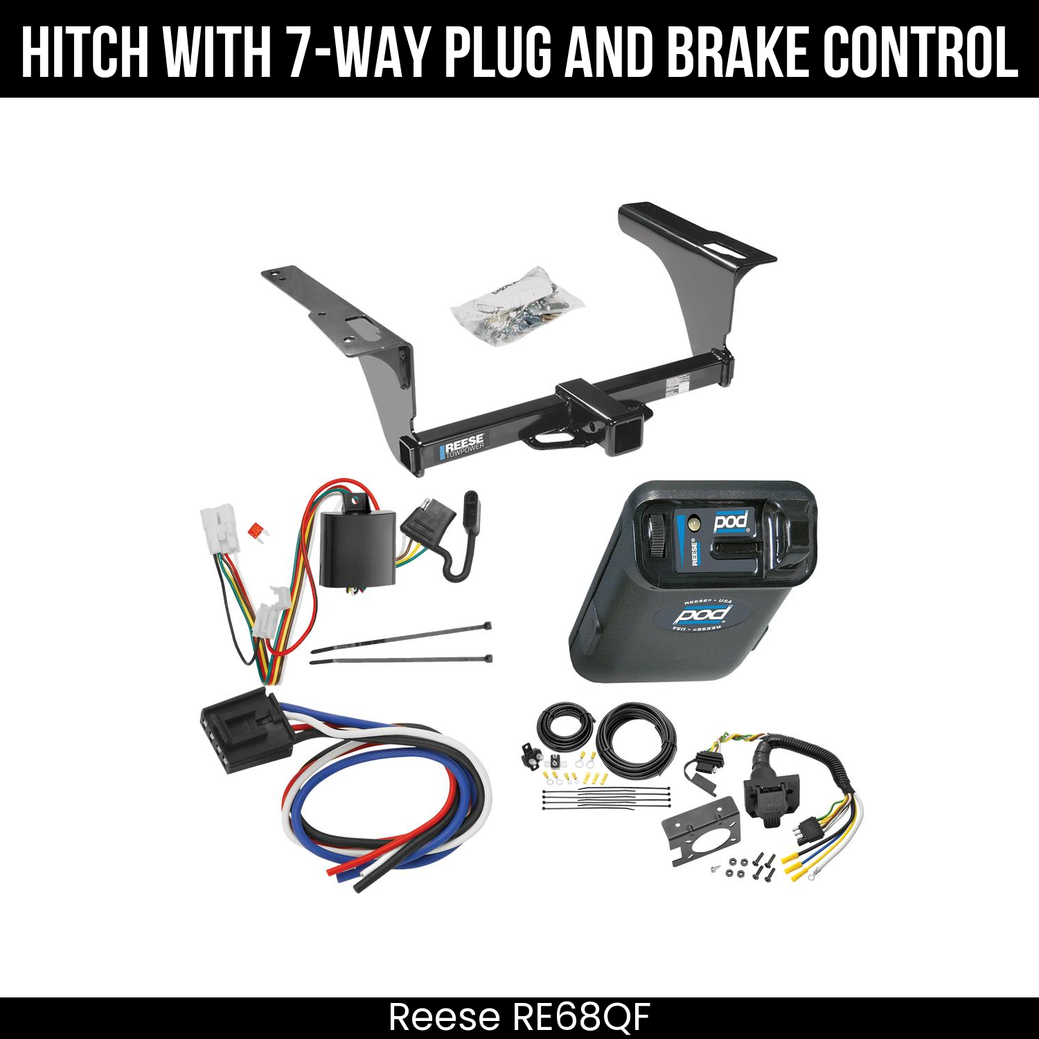 Trailer Hitch , 7-Way , Reese POD Brake Control