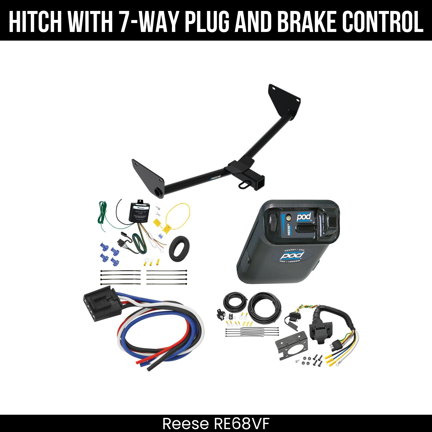 Trailer Hitch , 7-Way , Reese POD Brake Control