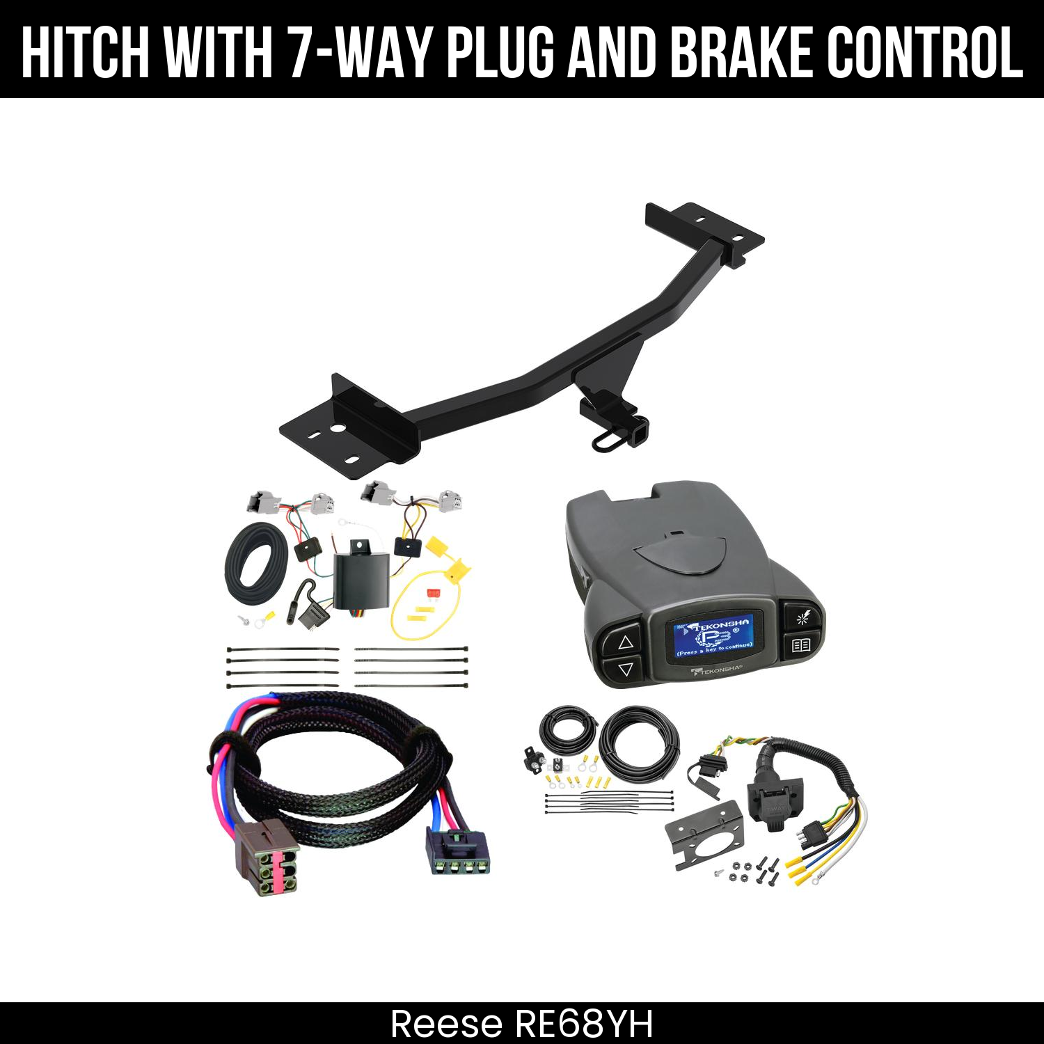 Trailer Hitch , 7-Way , Tekonsha Prodigy P3 Brake Control