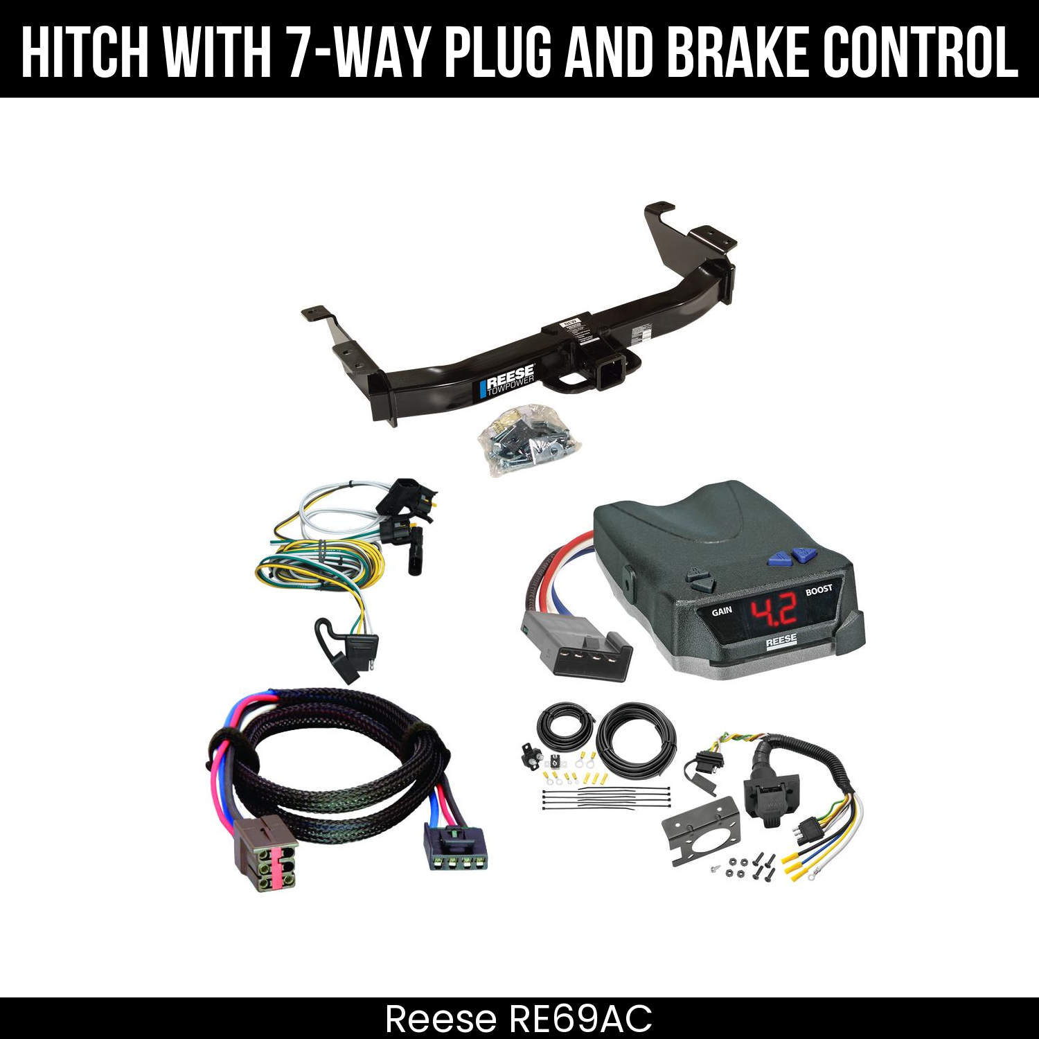 Trailer Hitch , 7-Way , Reese Brake EVN Control