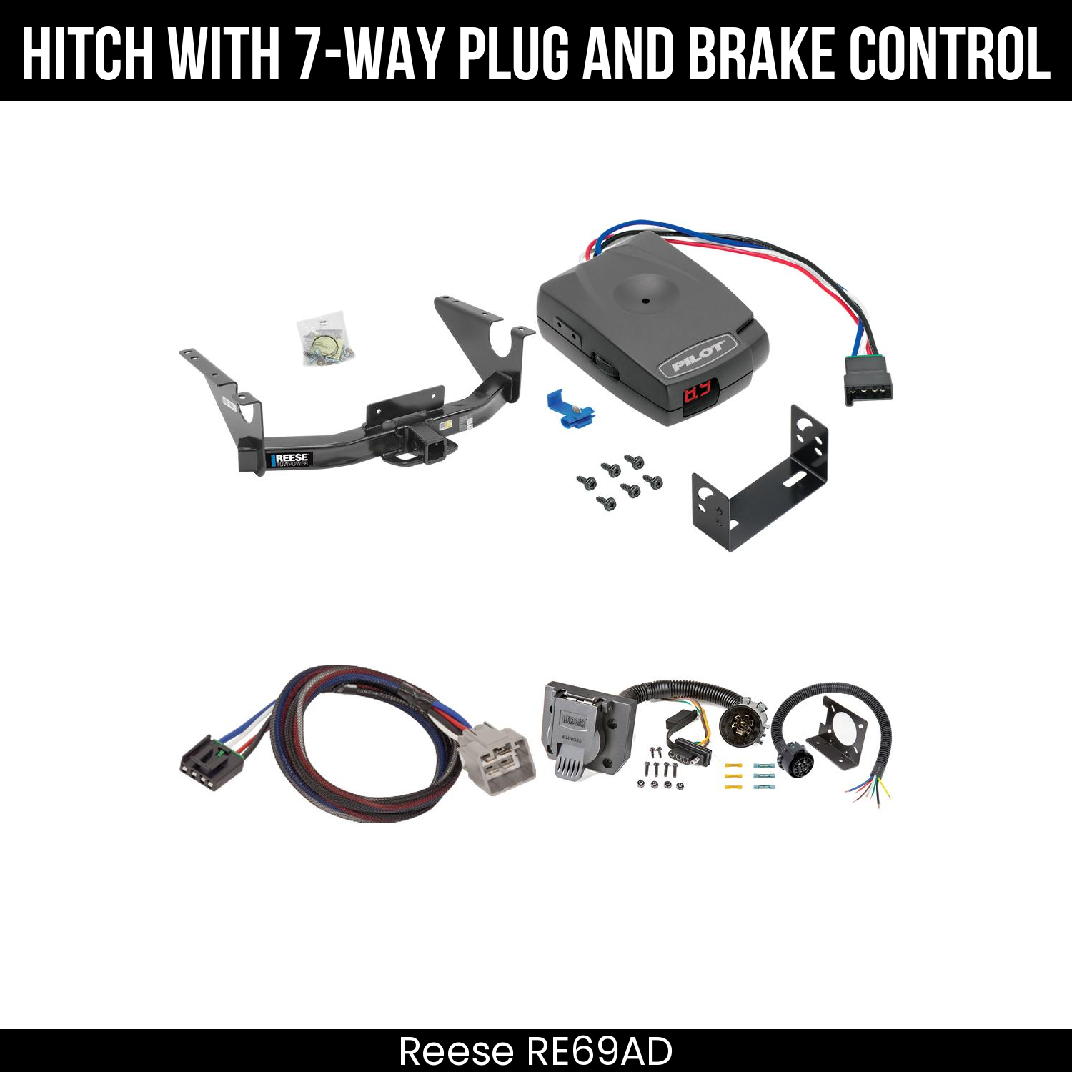Trailer Hitch , 7-Way , Pro Series Pilot Brake Control